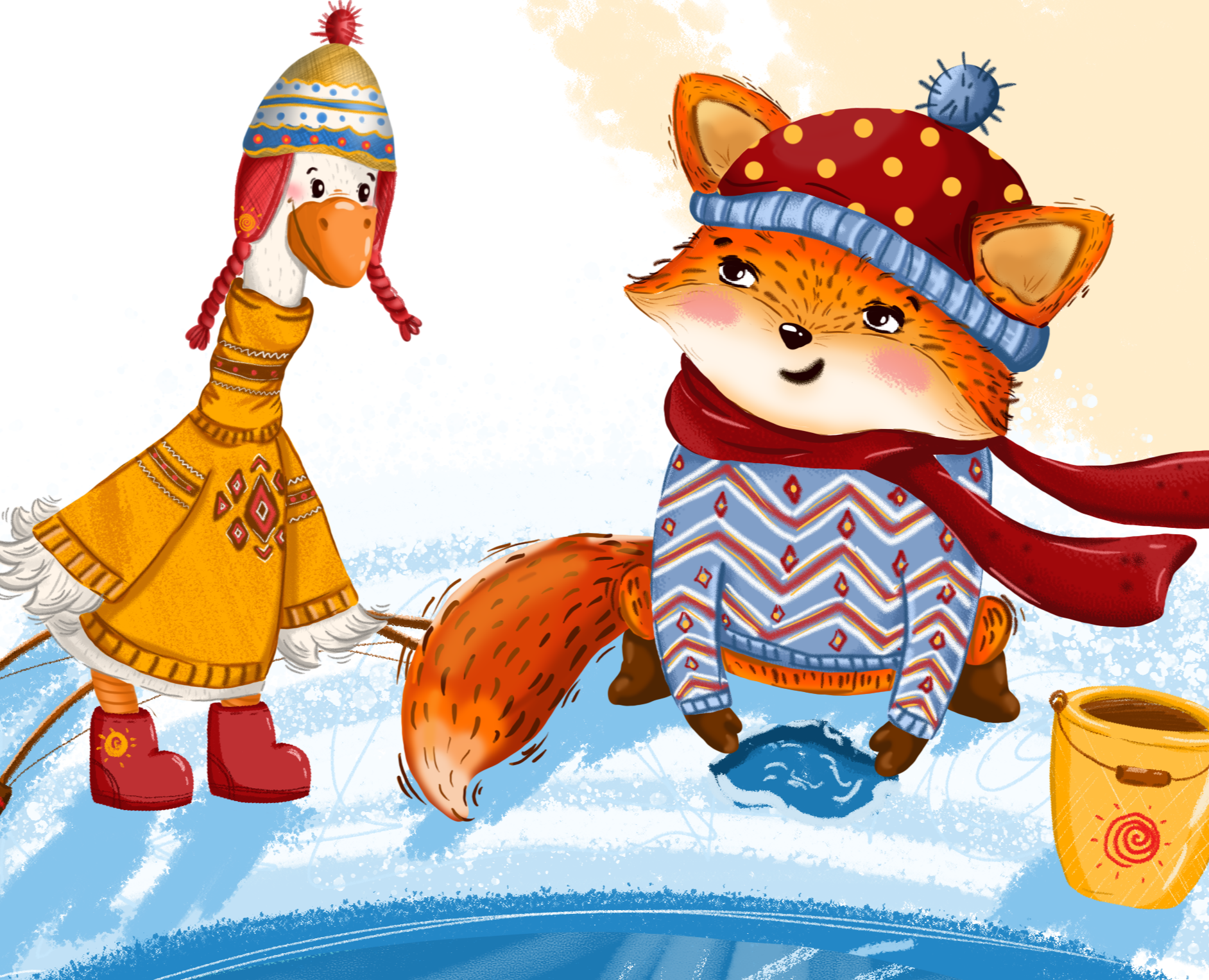 Иллюстрация к детской книге на Dprofile