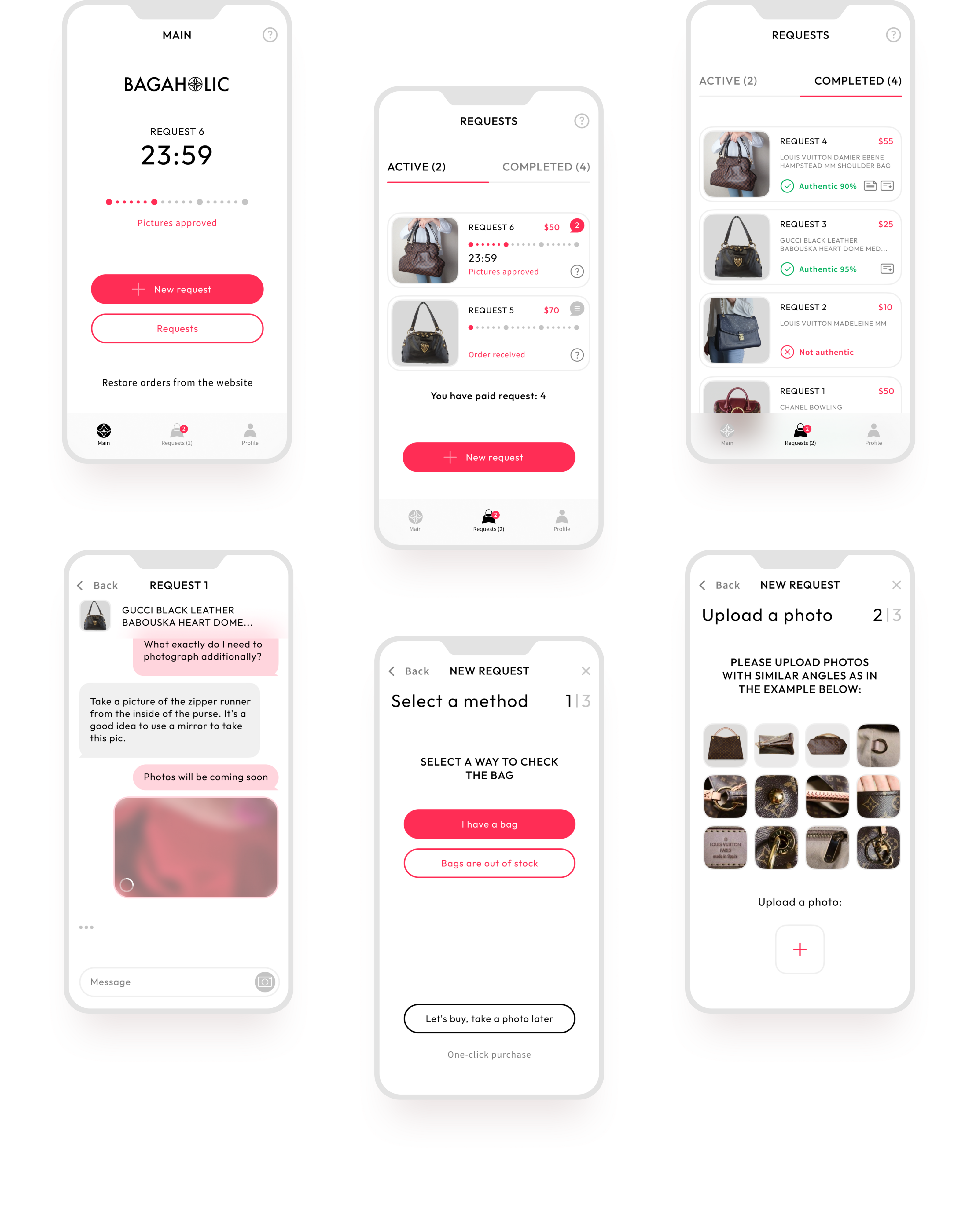 Bagaholic Mobile app UI/UX Design — Изображение №5 — Интерфейсы на Dprofile