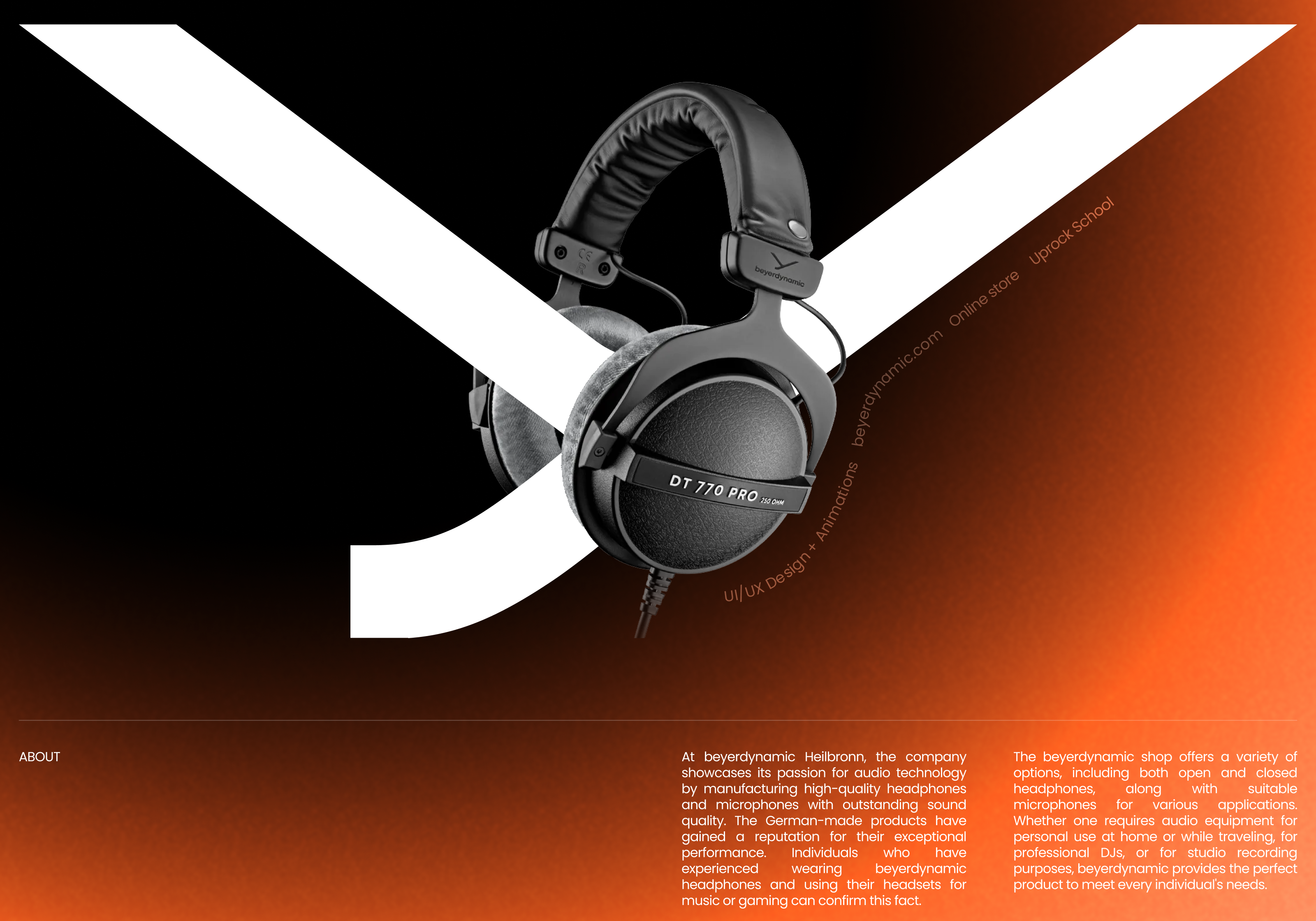 beyerdynamic ✧ redesign — Изображение №1 — Интерфейсы, Анимация на Dprofile