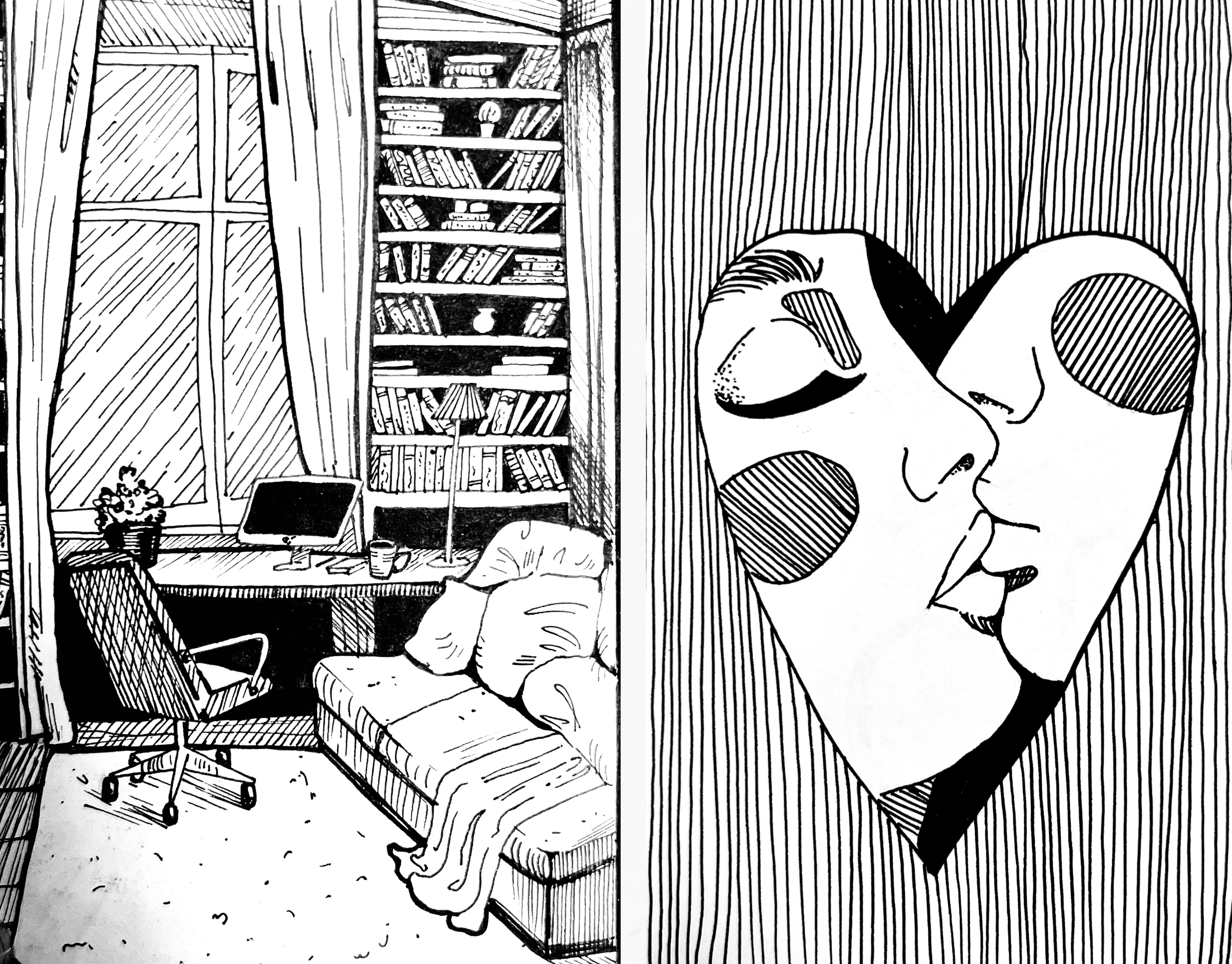 Обзор работ выполненных линерами и чернилами. Графика — Изображение №7 — Иллюстрация, Графика на Dprofile