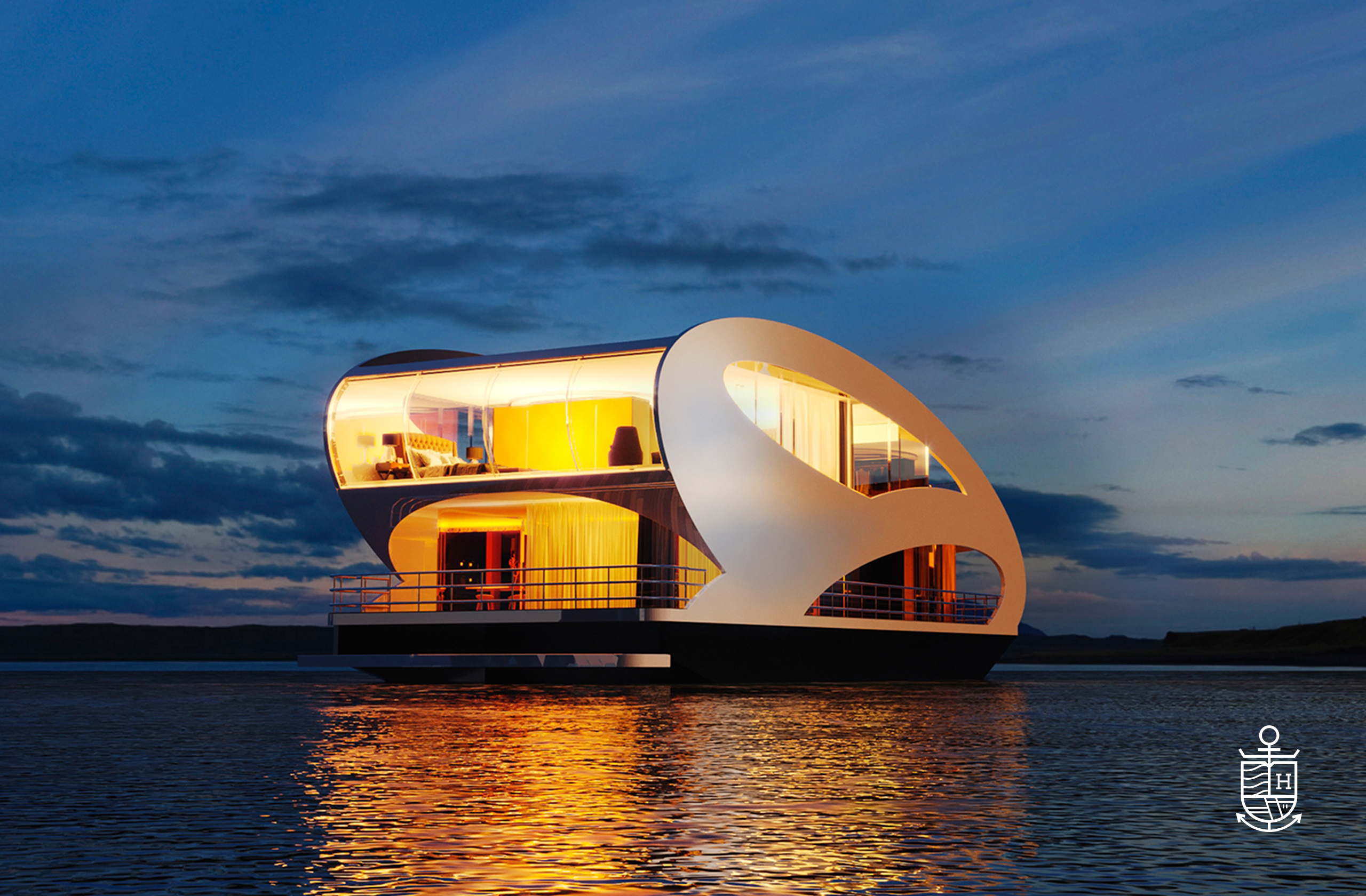 Houseboat | Плавучий дом — Изображение №7 — Брендинг, Графика на Dprofile