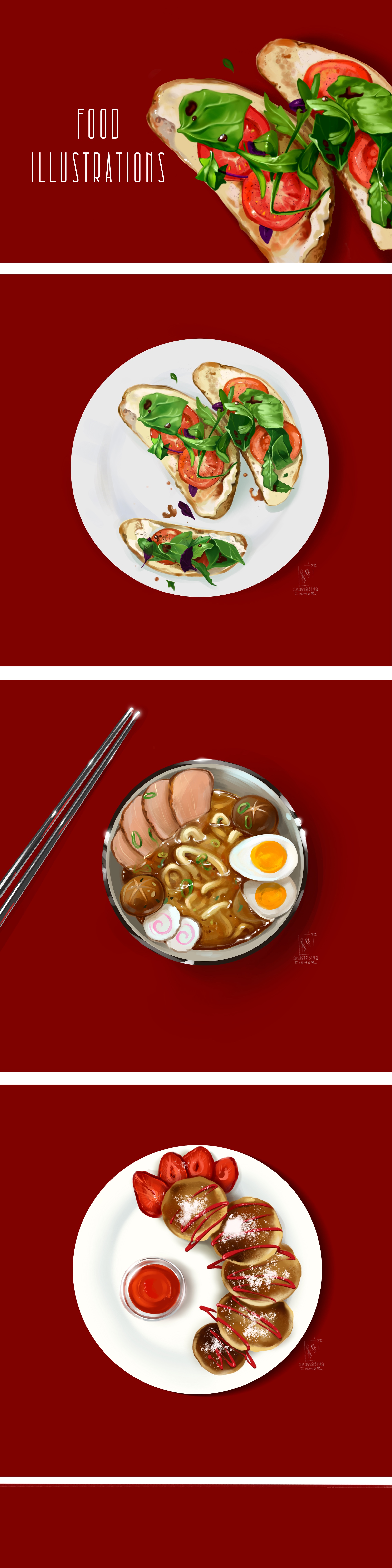 Food Illustration — Изображение №1 — Иллюстрация на Dprofile