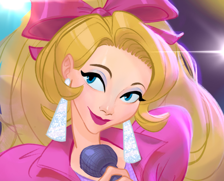 Vintage Barbie redraw на Dprofile