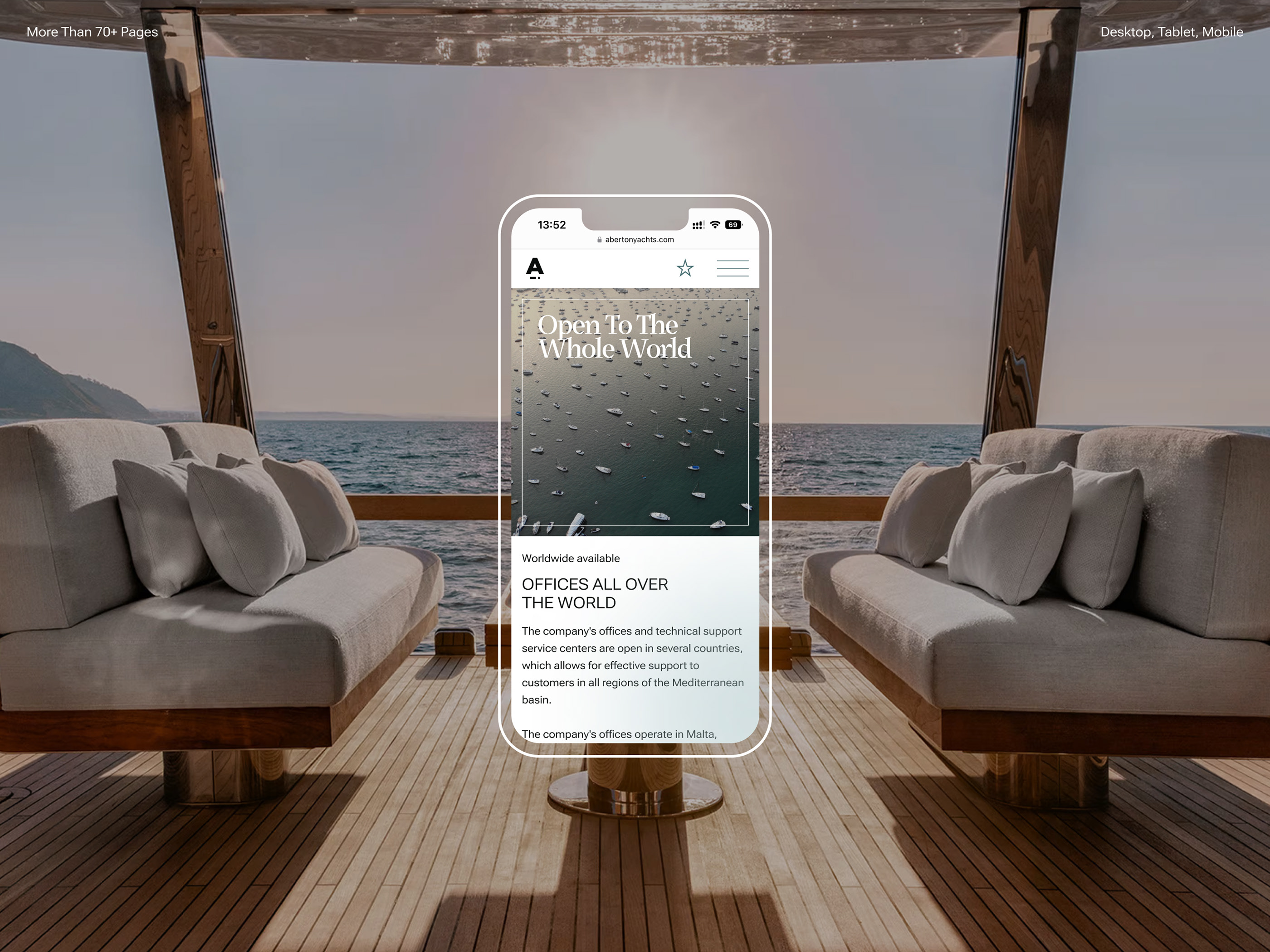 Aberton – Yacht Agency Website Redesign & UX/UI — Изображение №14 — Интерфейсы на Dprofile