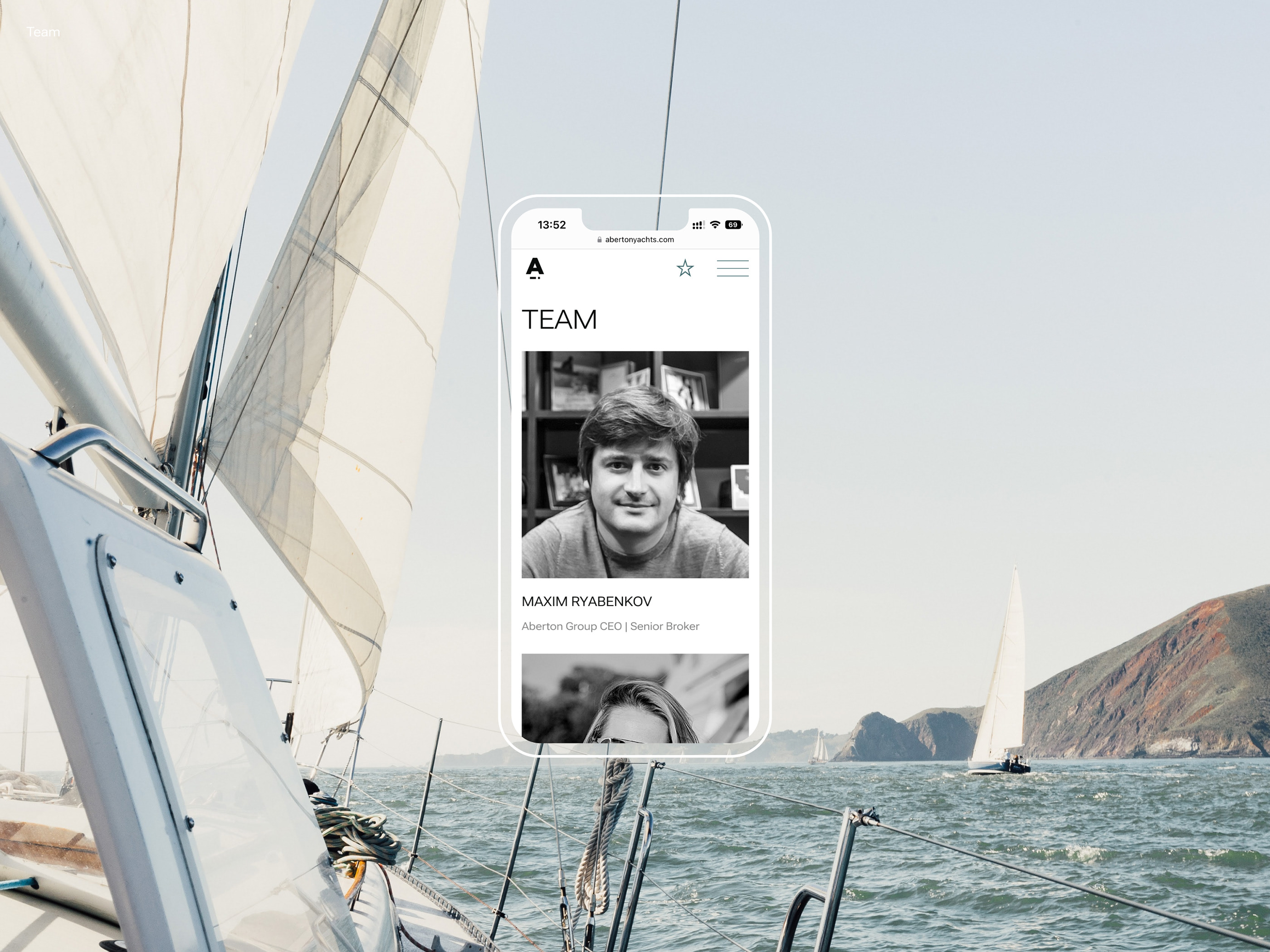 Aberton – Yacht Agency Website Redesign & UX/UI — Изображение №6 — Интерфейсы на Dprofile