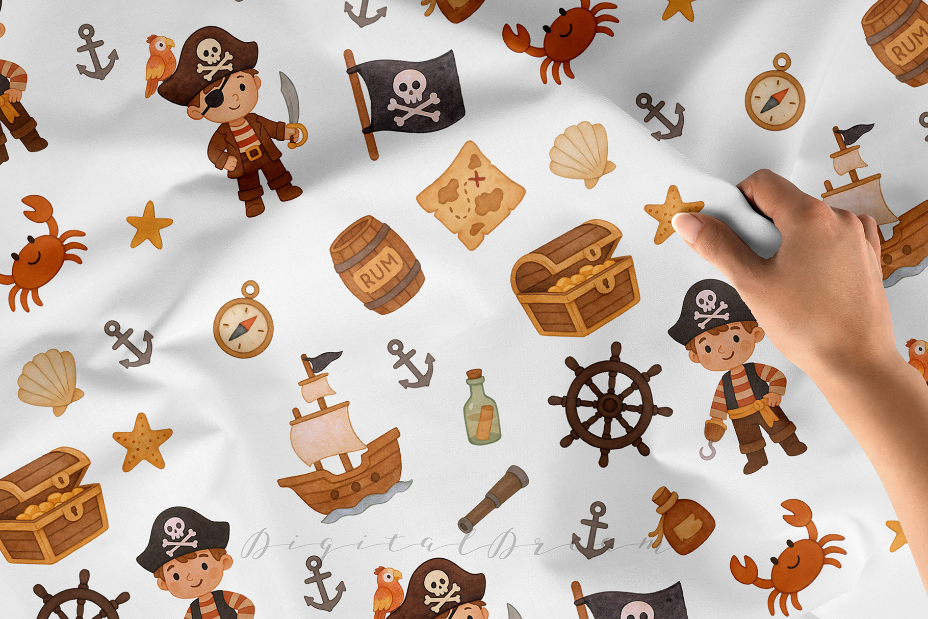 Pirate Party Clipart — Изображение №2 — Брендинг на Dprofile