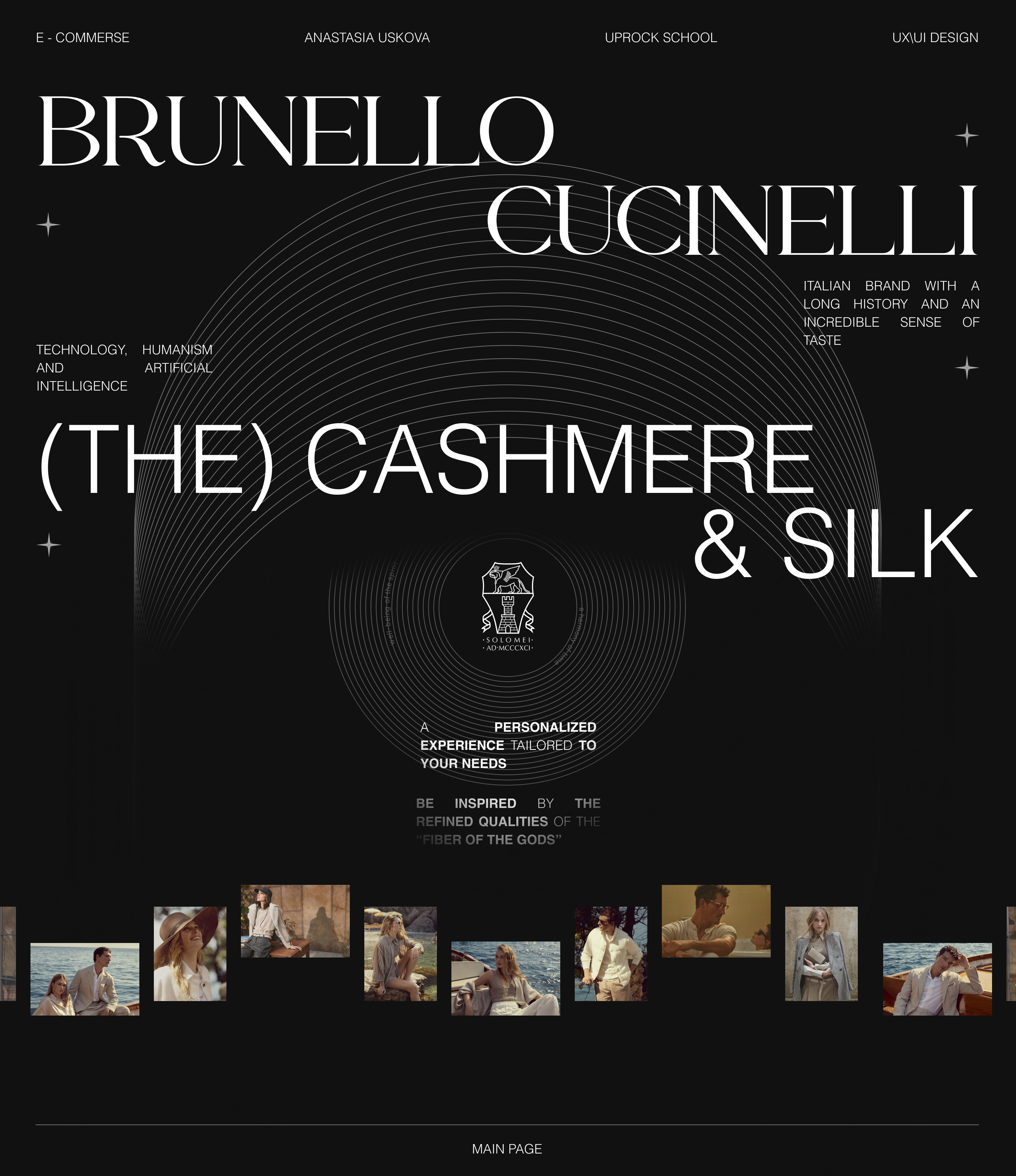 Brunello Cucinelli | e-commerce (RE)design concept — Изображение №1 — Интерфейсы, Анимация на Dprofile