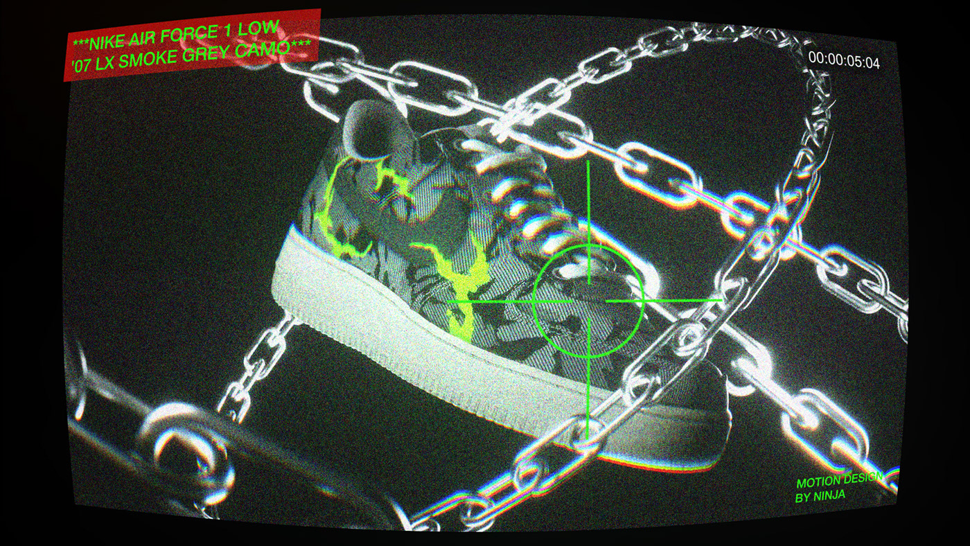 NIKE AF 1 LOW '07 LX SMOKE GREY CAMO — Изображение №3 — 3D, Анимация на Dprofile