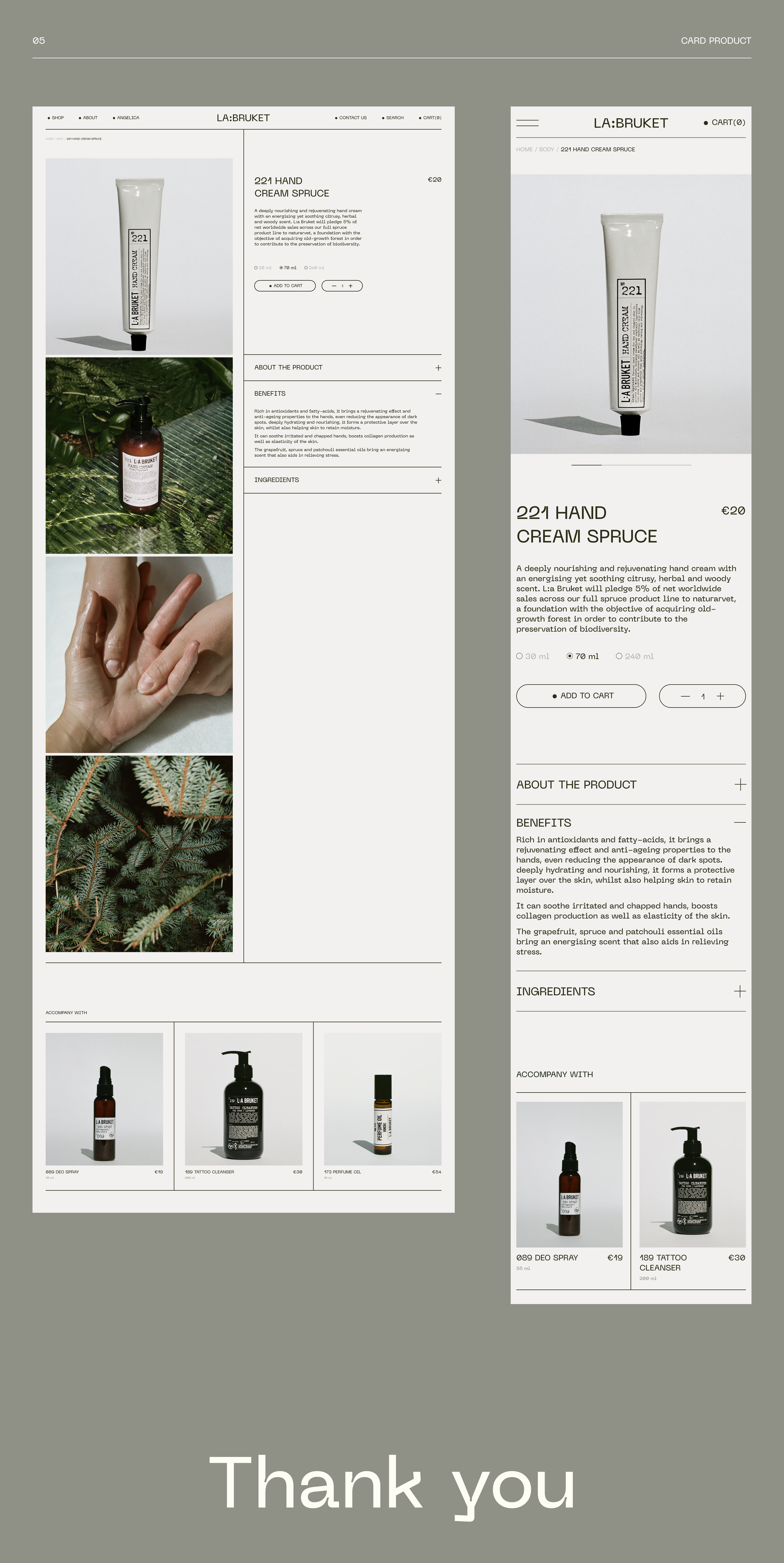 L:a Bruket | E-commerce redesign — Изображение №5 — Интерфейсы на Dprofile