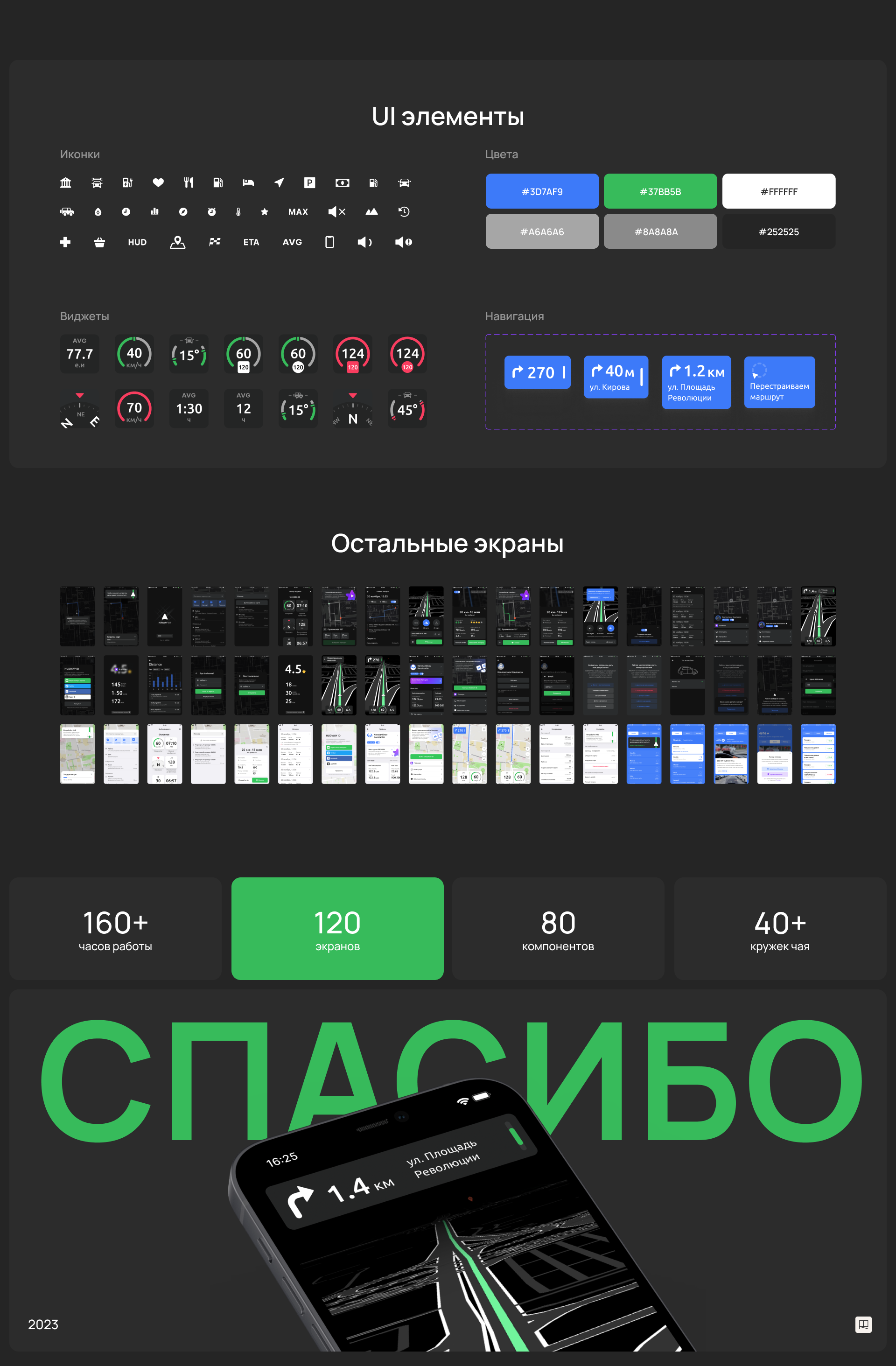 HUDWAY Go — навигатор c проекцией на стекло — Изображение №11 — Интерфейсы, 3D на Dprofile