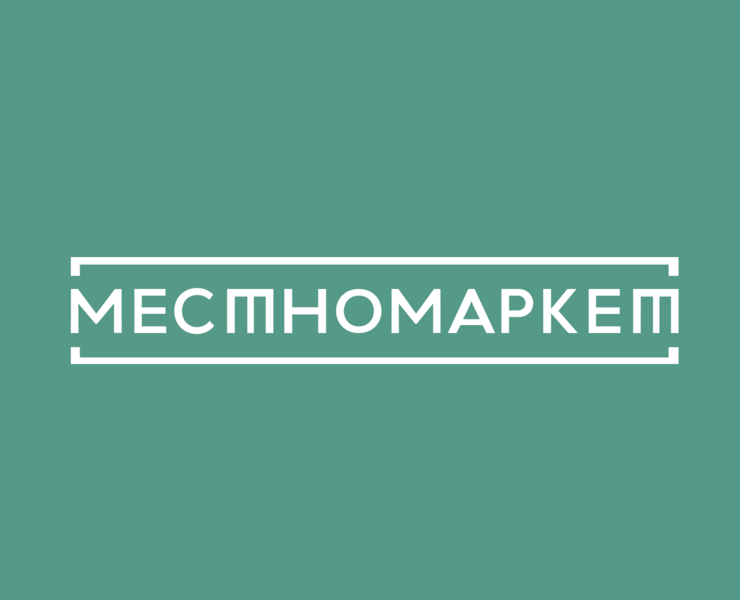 Местномаркет – логотип для маркетплейса продуктов питания на Dprofile