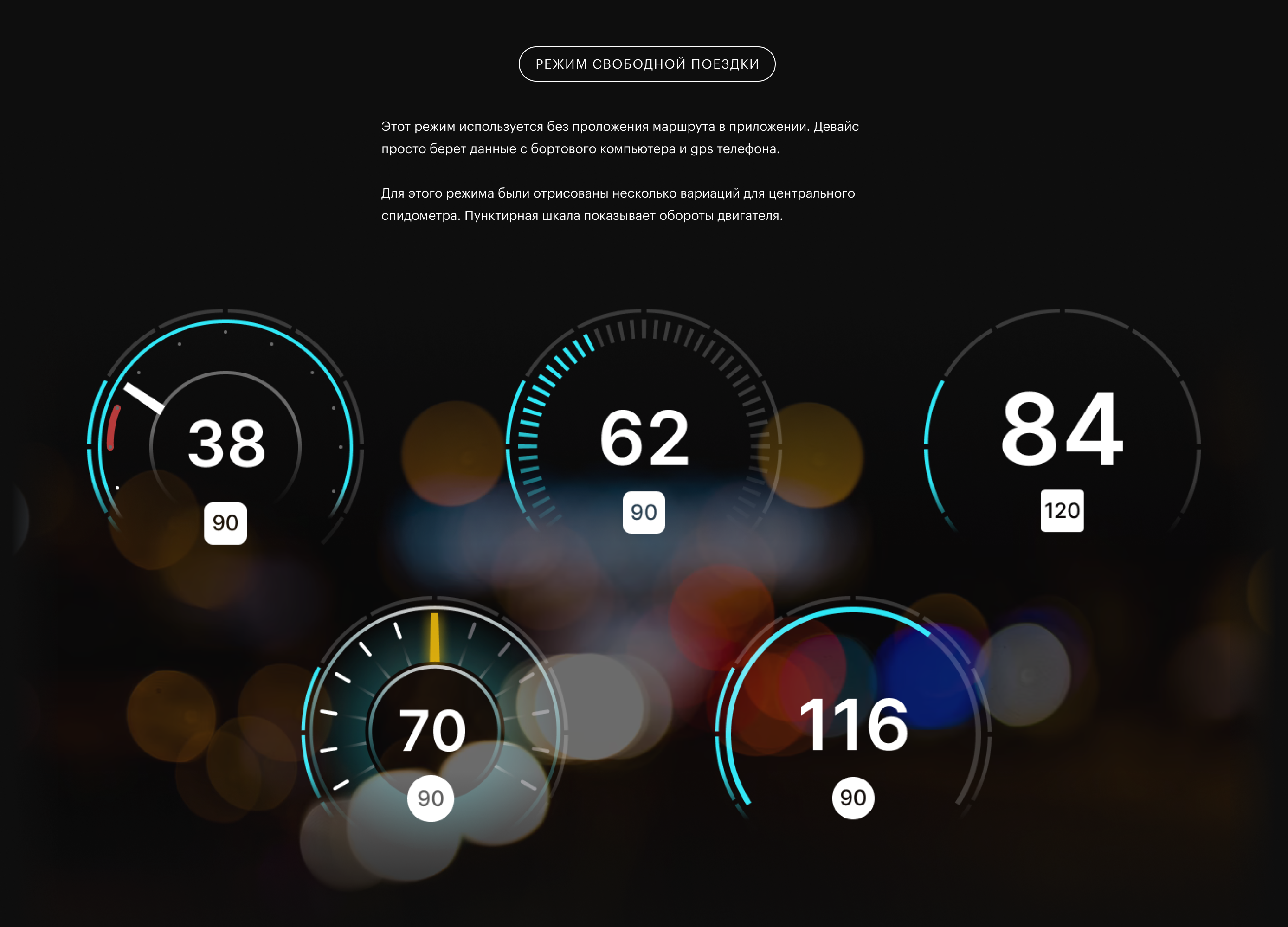 HUDWAY Drive – интерфейс проекционного дисплея для водителей — Изображение №5 — Интерфейсы на Dprofile