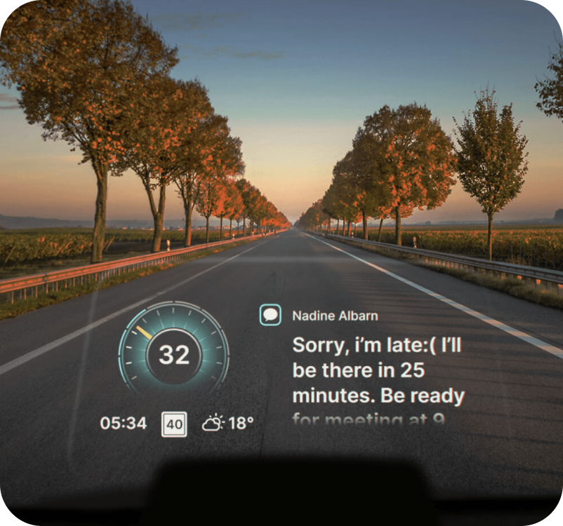 HUDWAY Drive – интерфейс проекционного дисплея для водителей — Изображение №10 — Интерфейсы на Dprofile