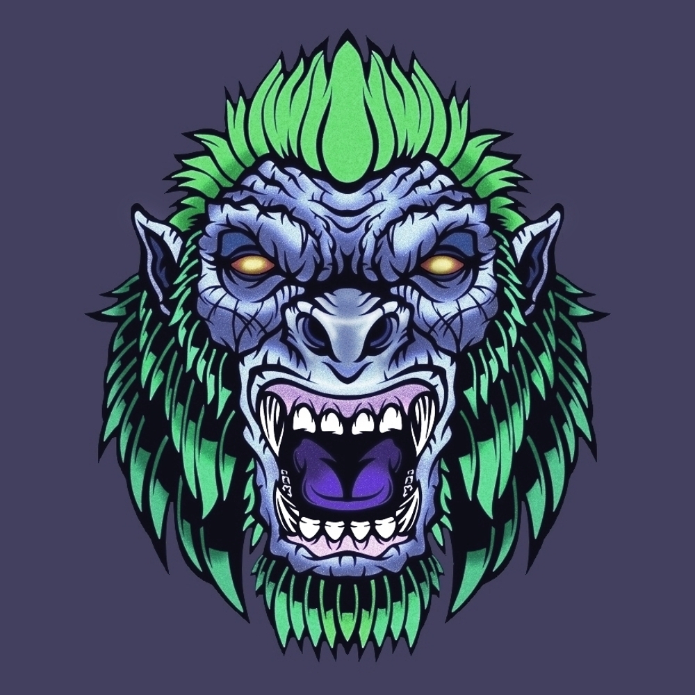 Crazy monkey — Изображение №1 — Иллюстрация, Графика на Dprofile