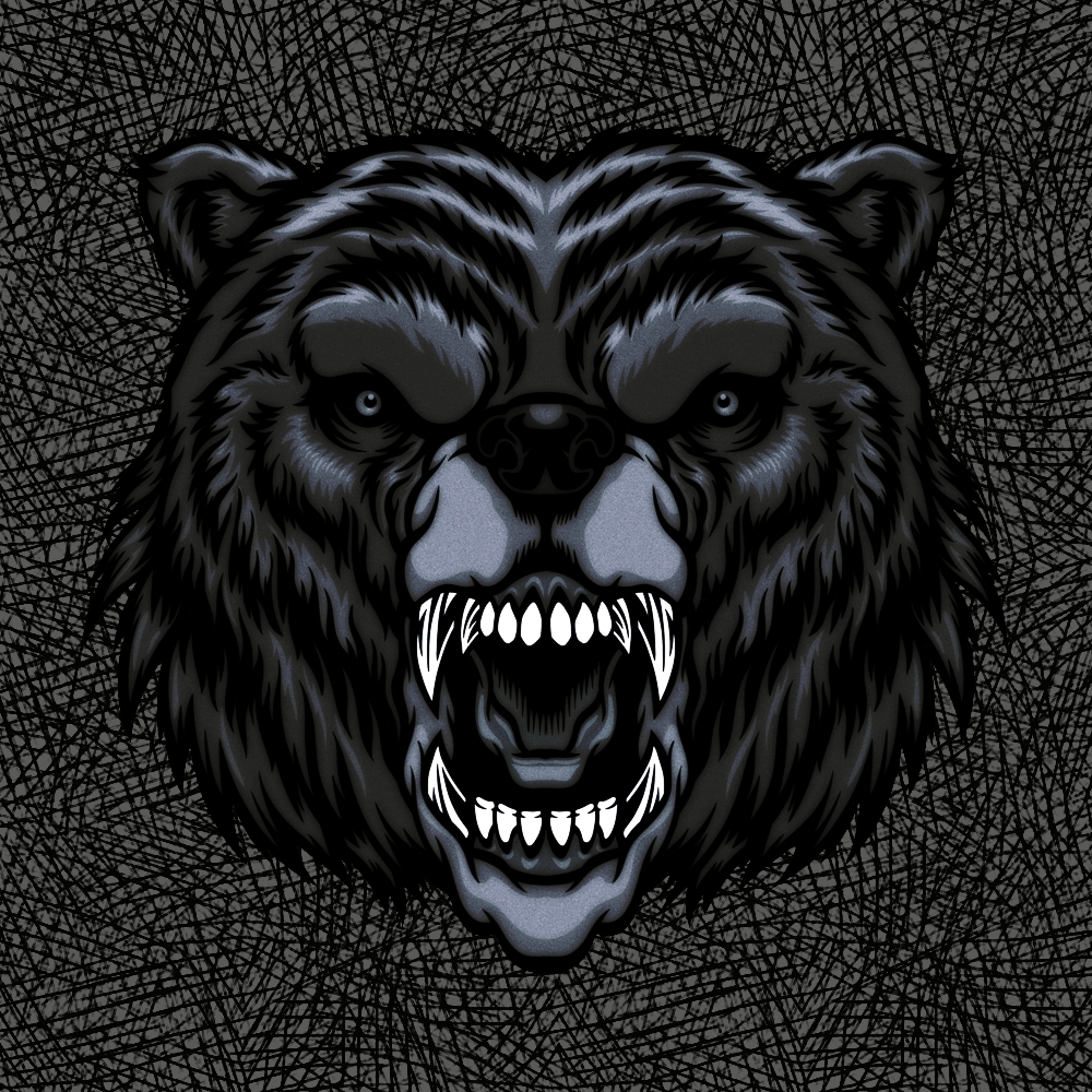 Angry bear — Изображение №2 — Иллюстрация, Графика на Dprofile