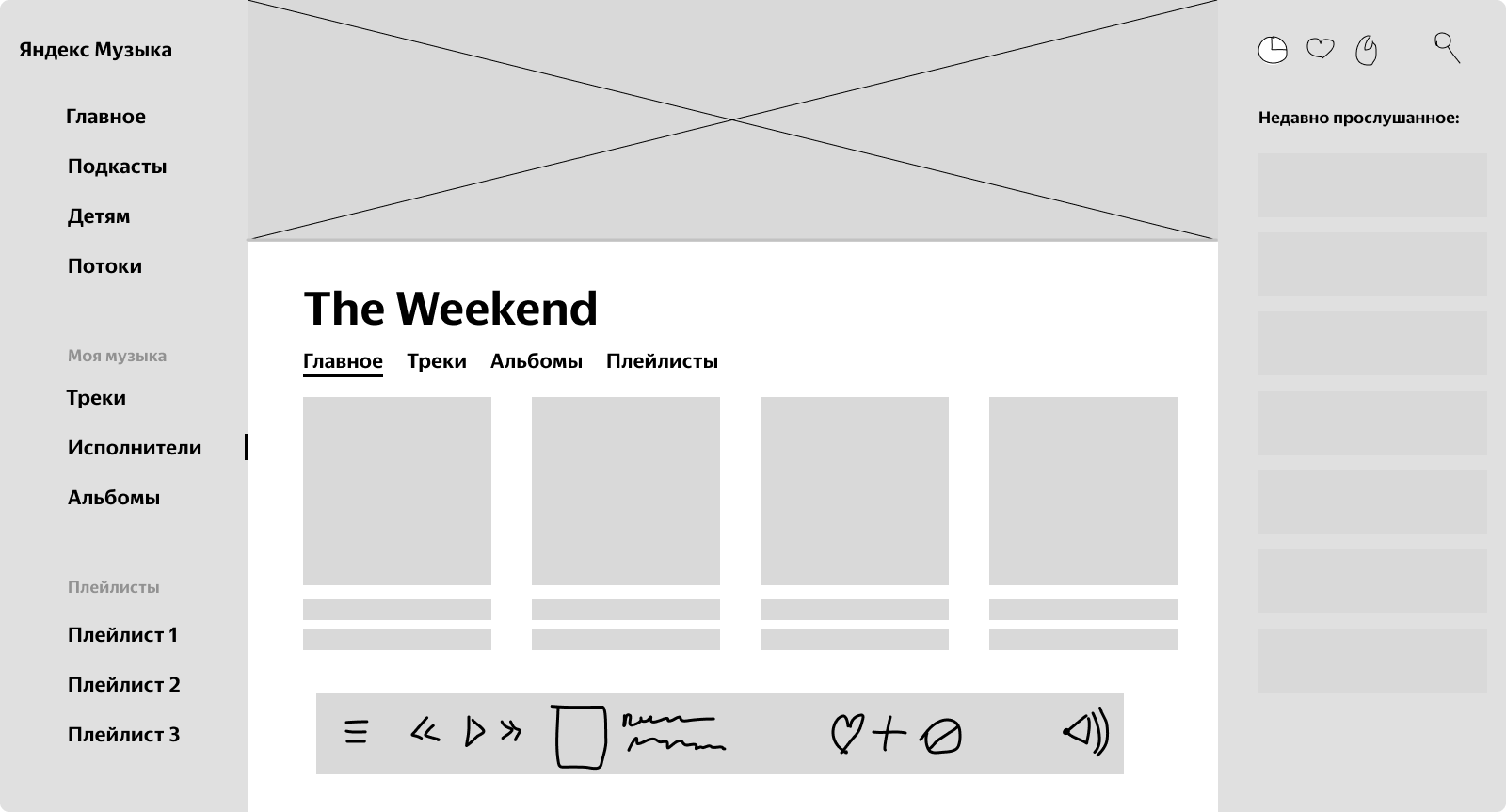 Яндекс Музыка MacOS App Concept — Изображение №7 — Интерфейсы на Dprofile