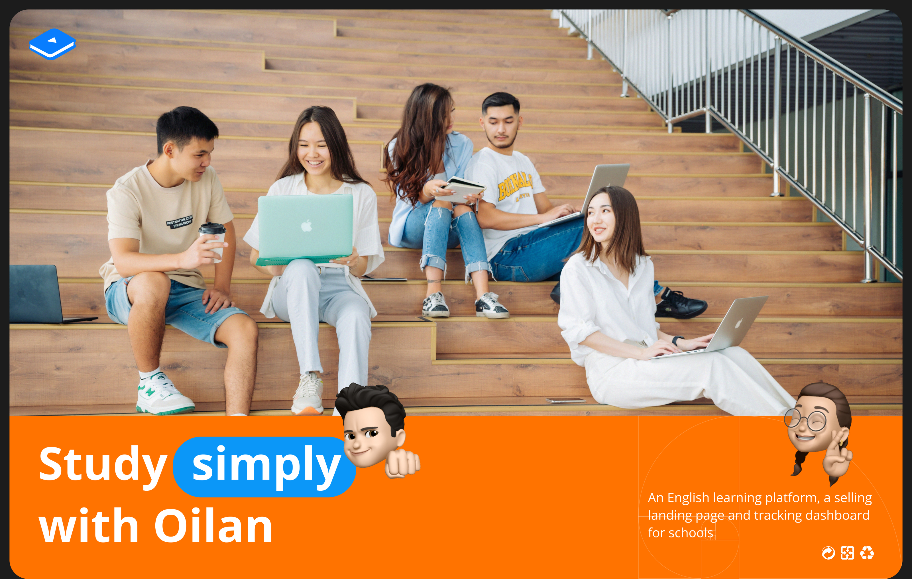 The educational platform of Oilan Language School — Изображение №1 — Интерфейсы на Dprofile
