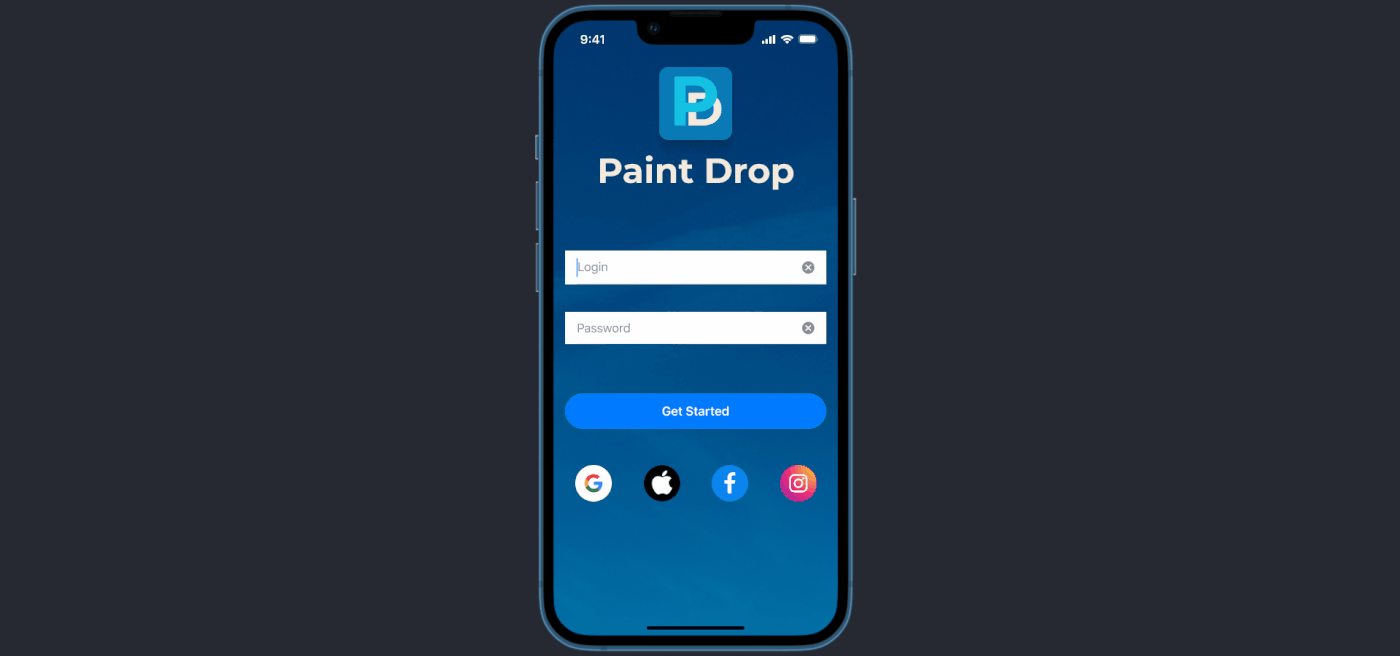 Concept of a mobile photo editor app "Paint Drop" — Изображение №4 — Интерфейсы на Dprofile