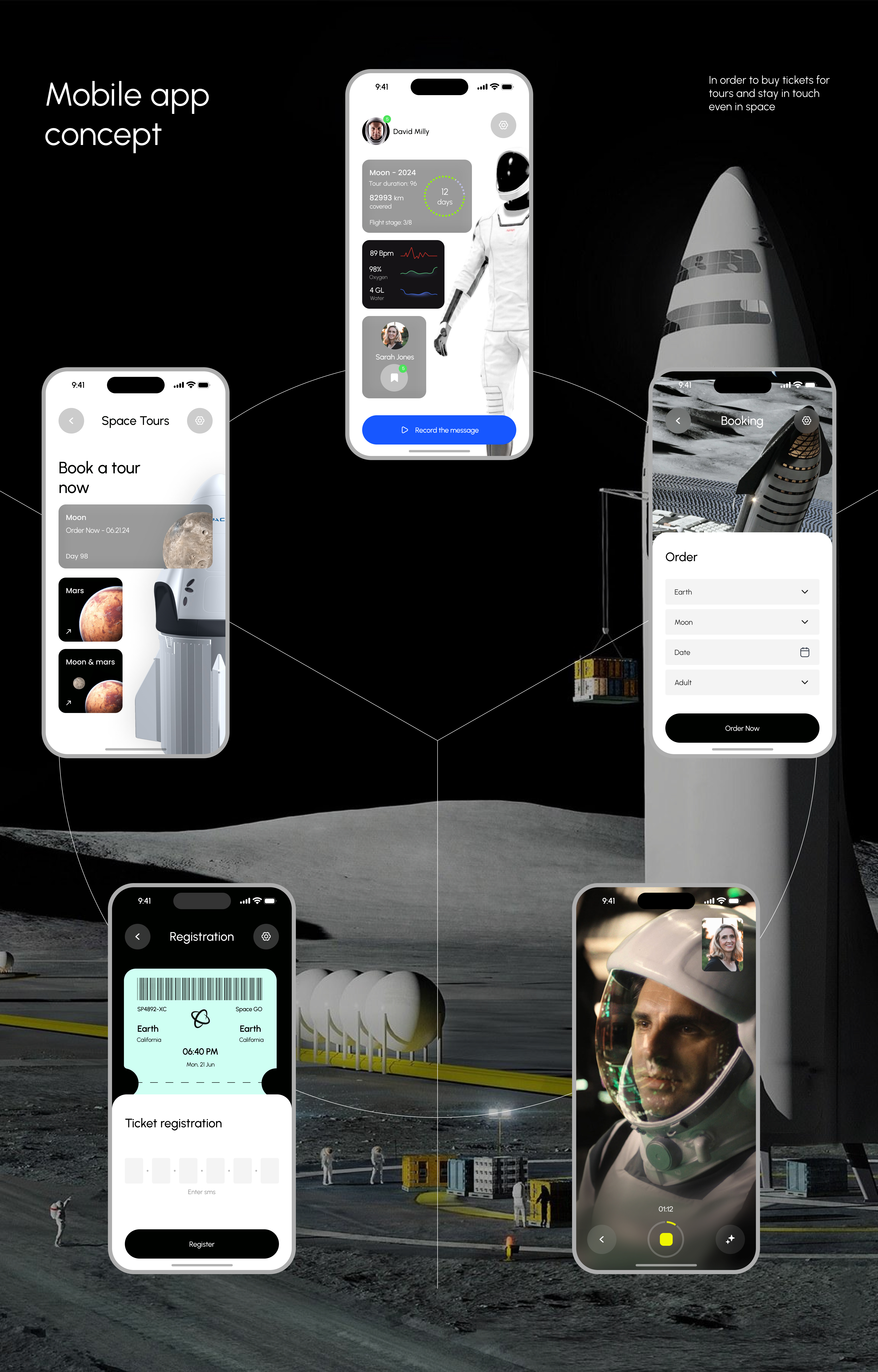 "Space GO" service for space travel — Изображение №10 — Интерфейсы на Dprofile