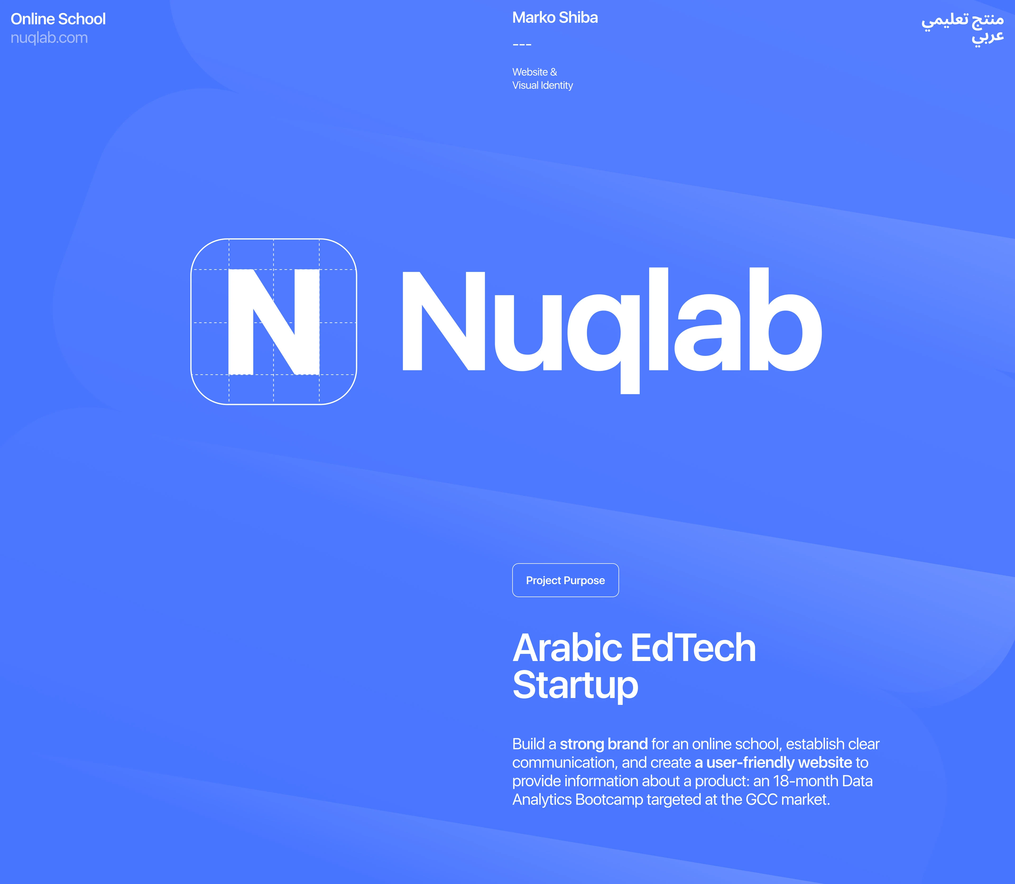Nuqlab — EdTech Startup — Изображение №1 — Интерфейсы, Брендинг на Dprofile