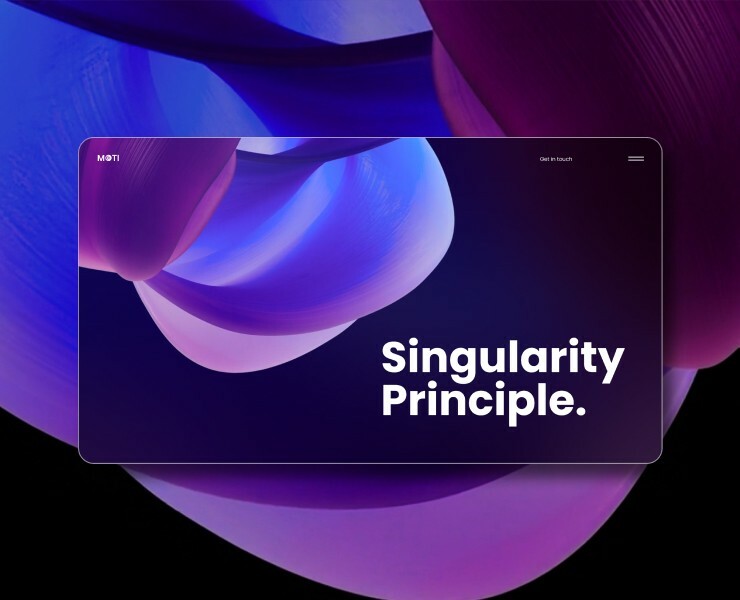 MOTI | Singularity Principle — Интерфейсы, Анимация на Dprofile