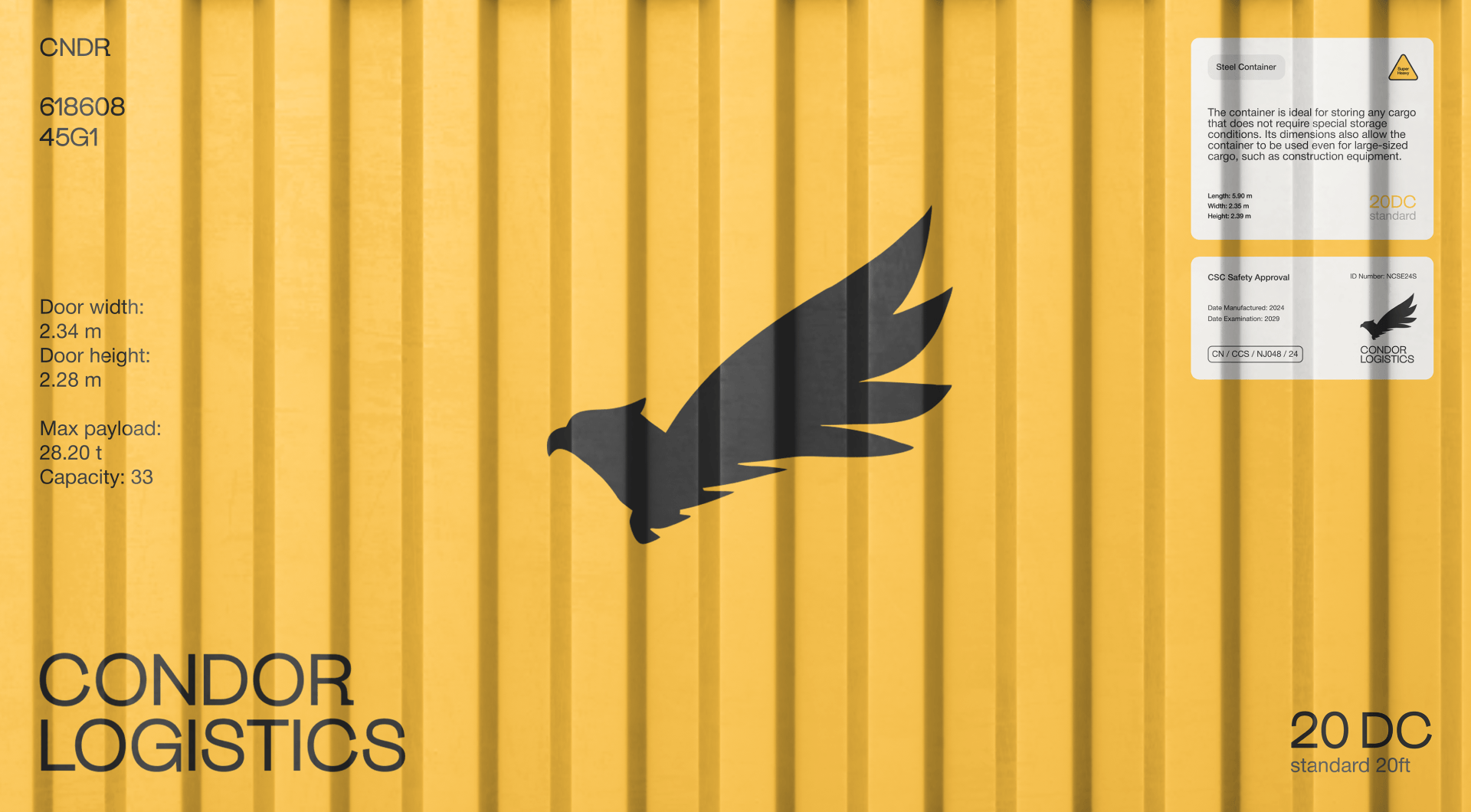 CONDOR LOGISTICS — Изображение №7 — Интерфейсы, Брендинг на Dprofile