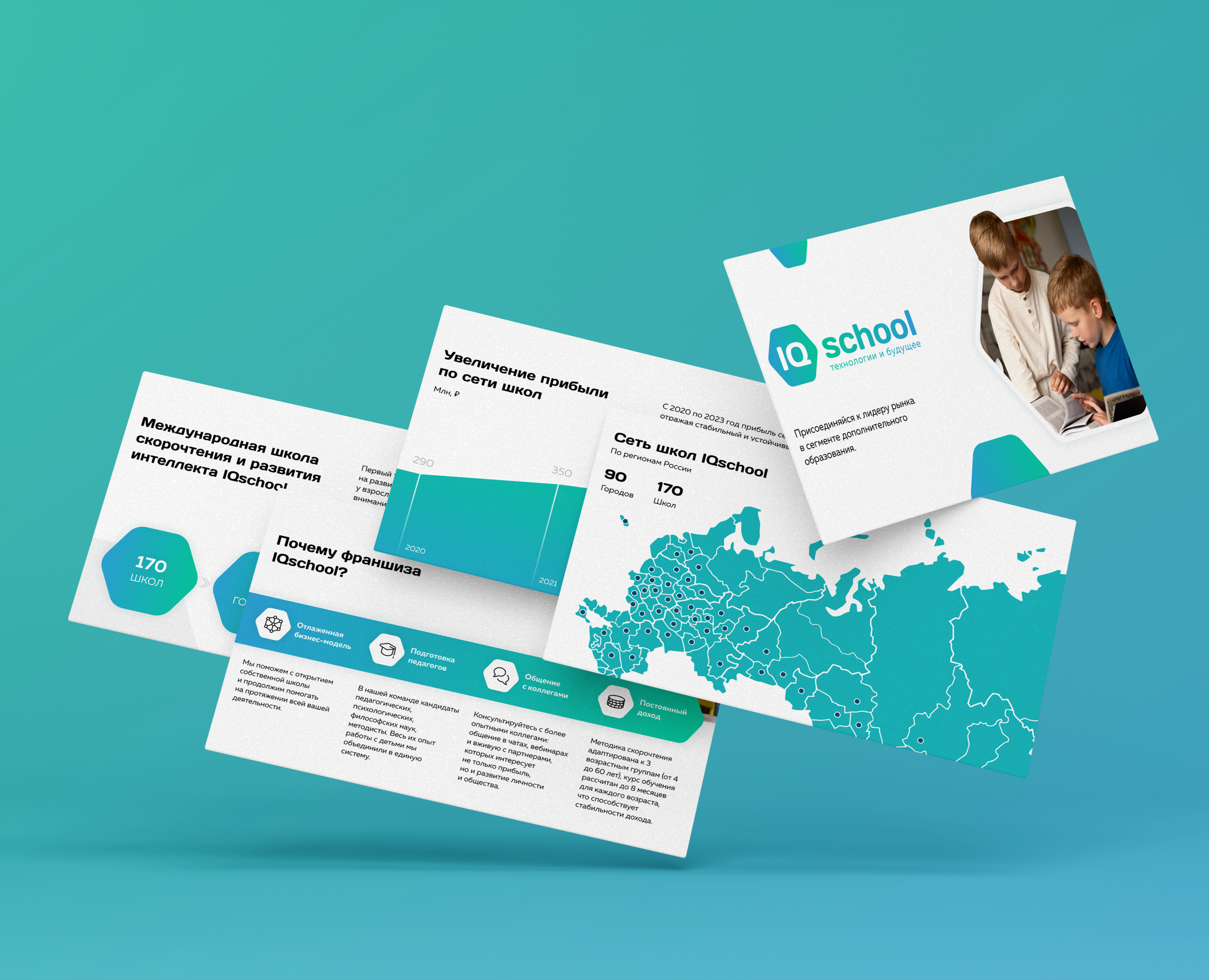 Презентация для школы IQ school — Графика, Маркетинг на Dprofile