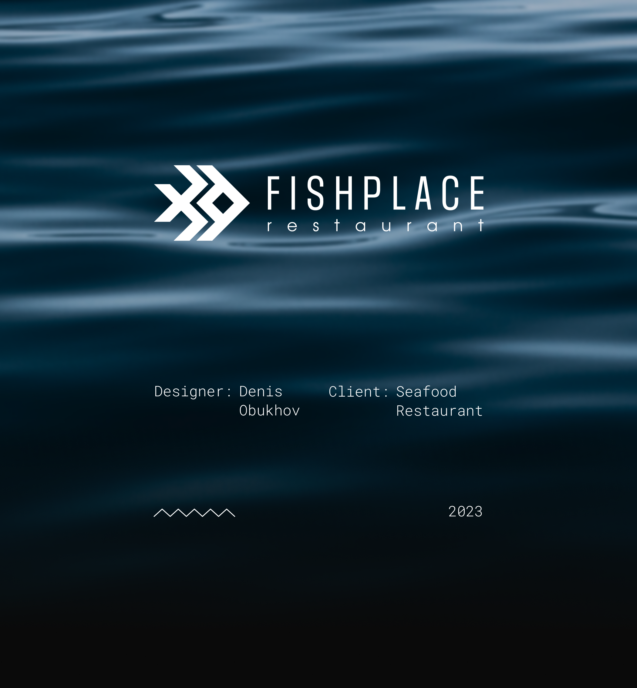 Логотип и фирменный стиль для ресторана FISHPLACE — Изображение №1 — Брендинг на Dprofile