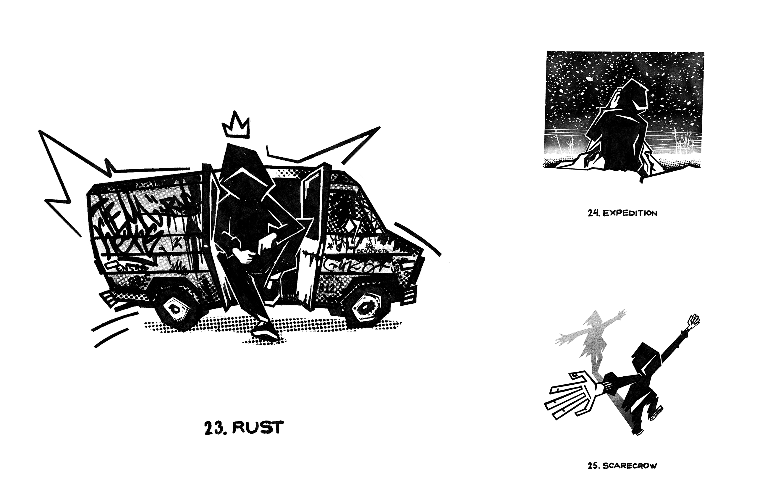 inktober 2024 — Изображение №10 — Иллюстрация на Dprofile