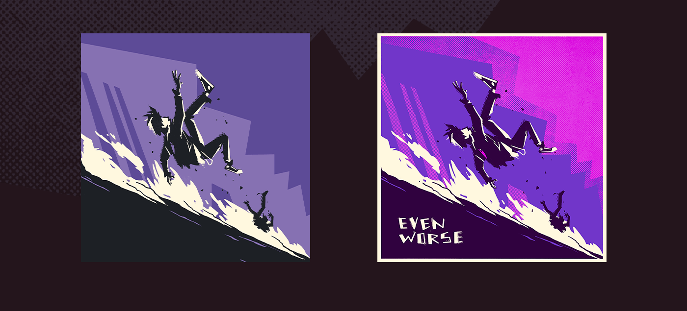 even worse | single cover — Изображение №4 — Иллюстрация, Графика на Dprofile