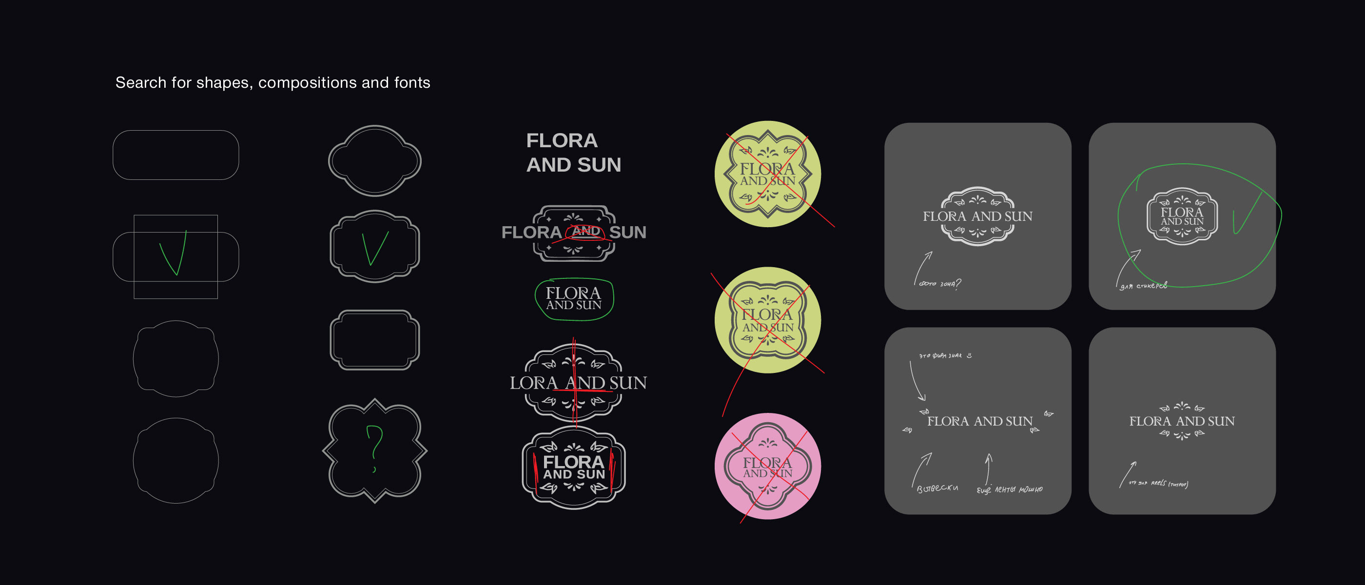 Flora and Sun - Brand Identity — Изображение №6 — Брендинг на Dprofile
