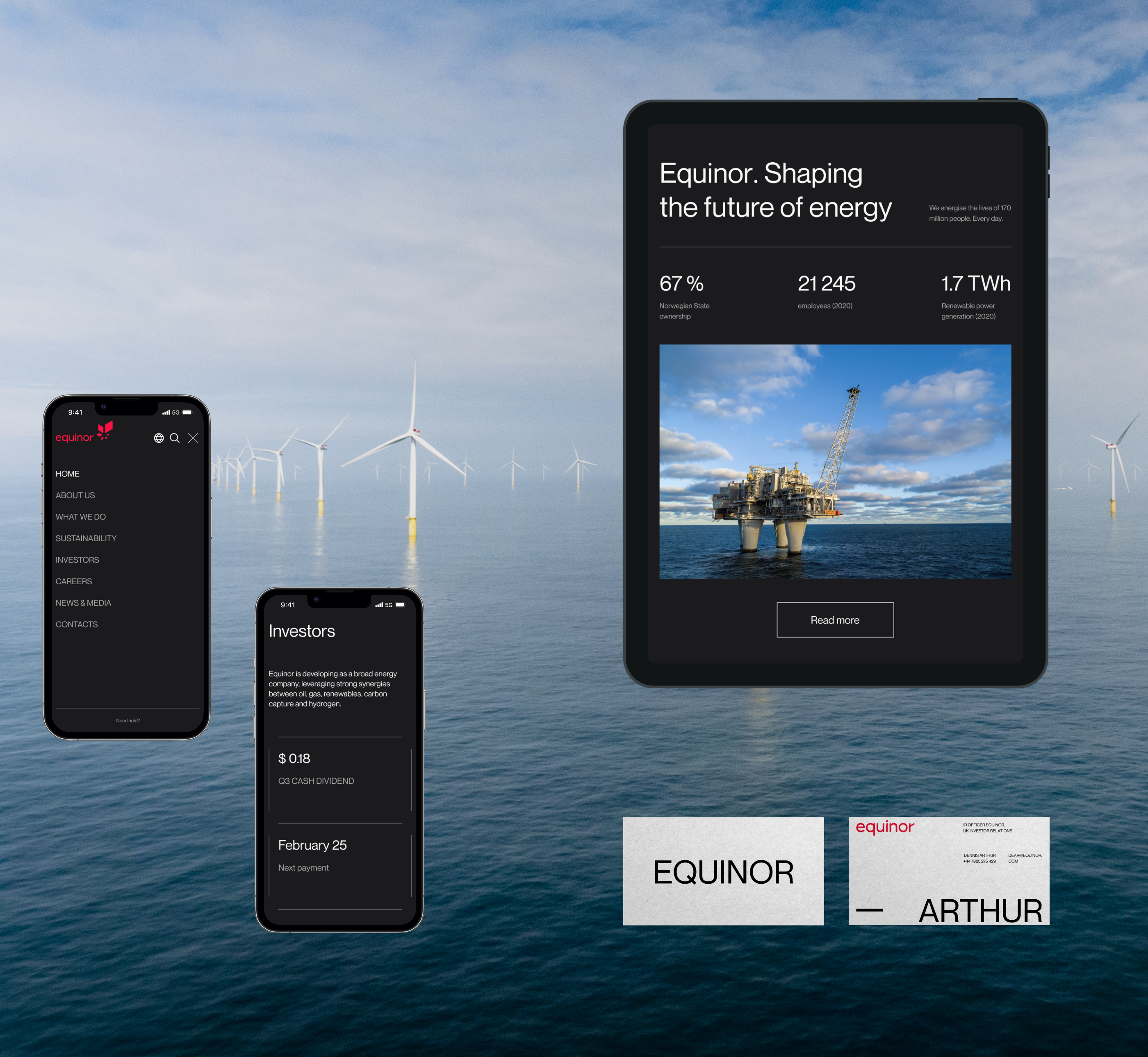 Equinor ASA — Corporate website — Изображение №3 — Брендинг, Интерфейсы на Dprofile