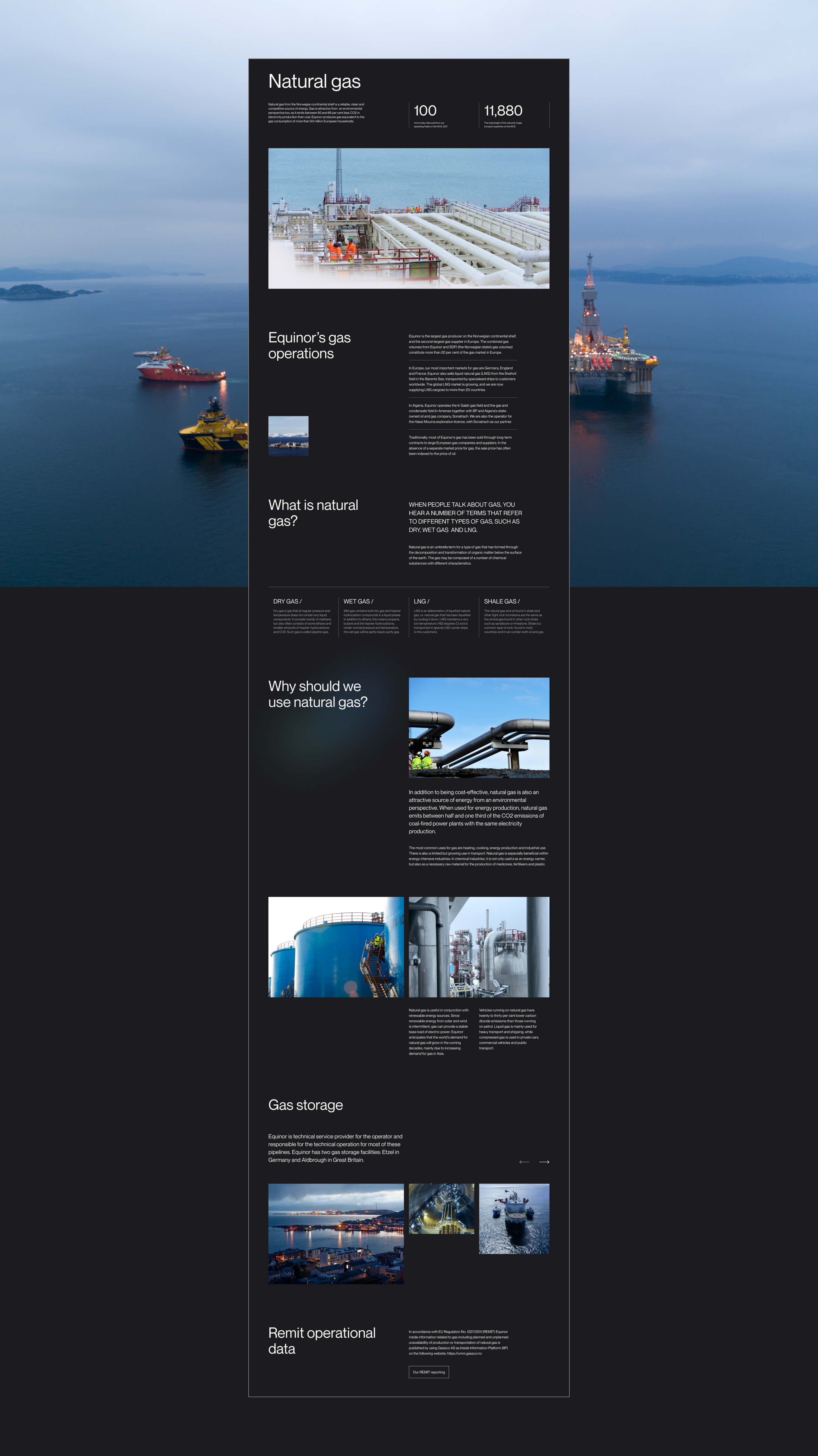 Equinor ASA — Corporate website — Изображение №5 — Брендинг, Интерфейсы на Dprofile