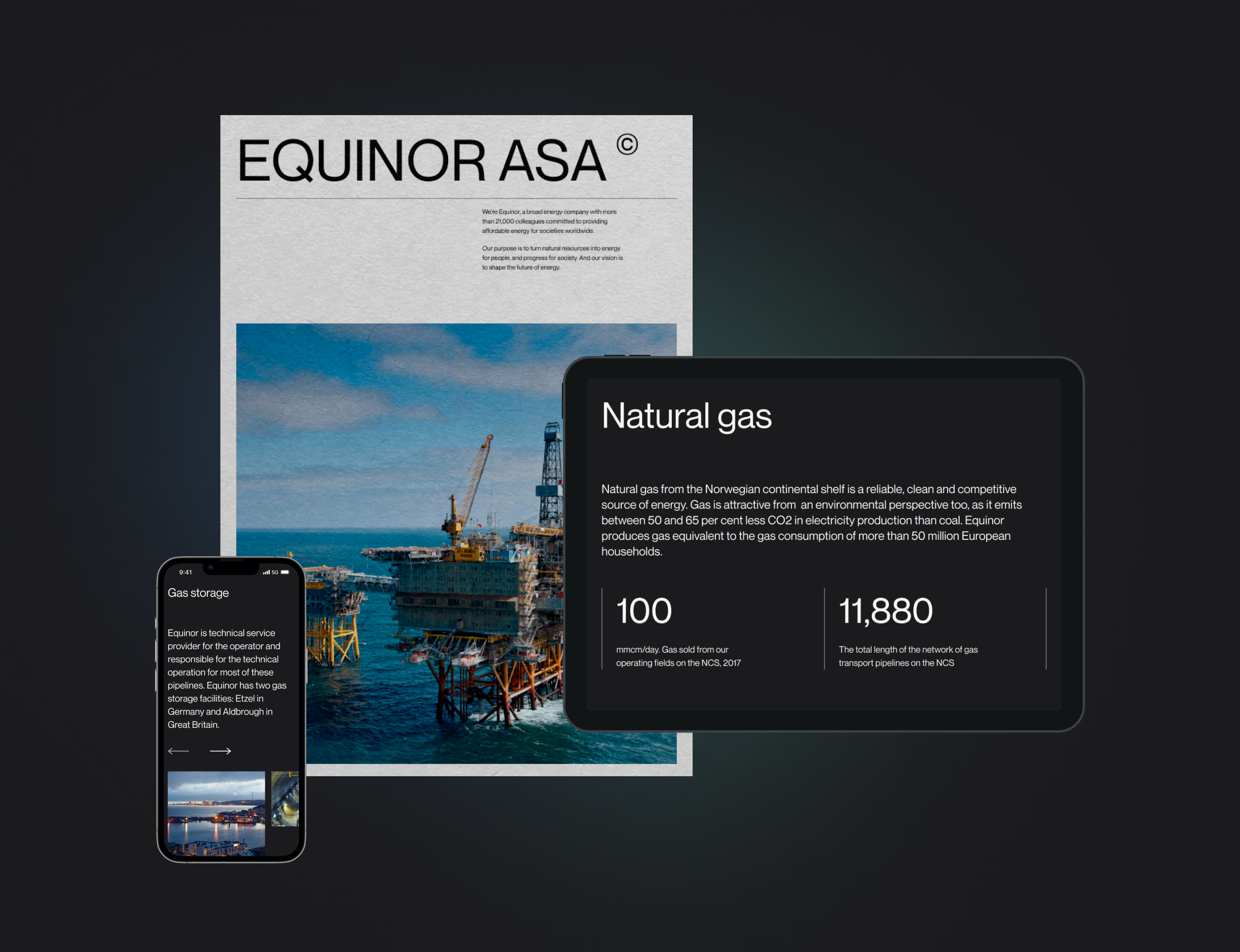 Equinor ASA — Corporate website — Изображение №6 — Брендинг, Интерфейсы на Dprofile