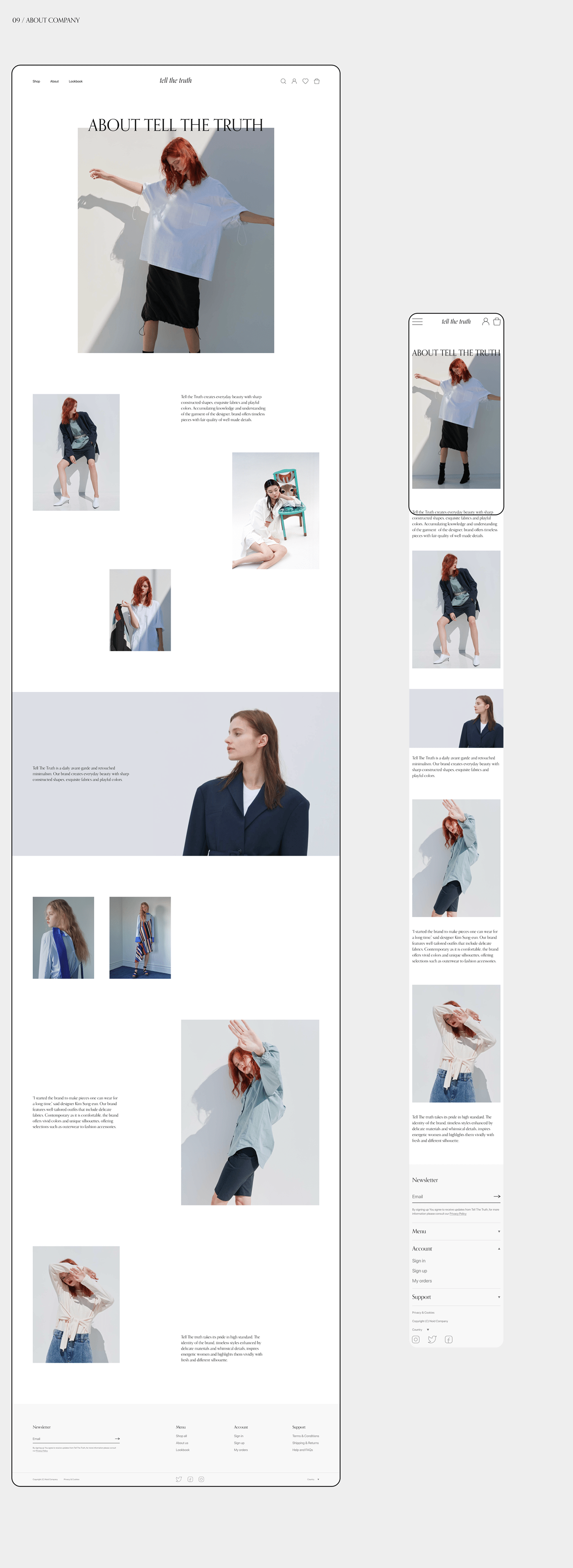 Tell The Truth — E-commerce — Изображение №11 — Интерфейсы на Dprofile