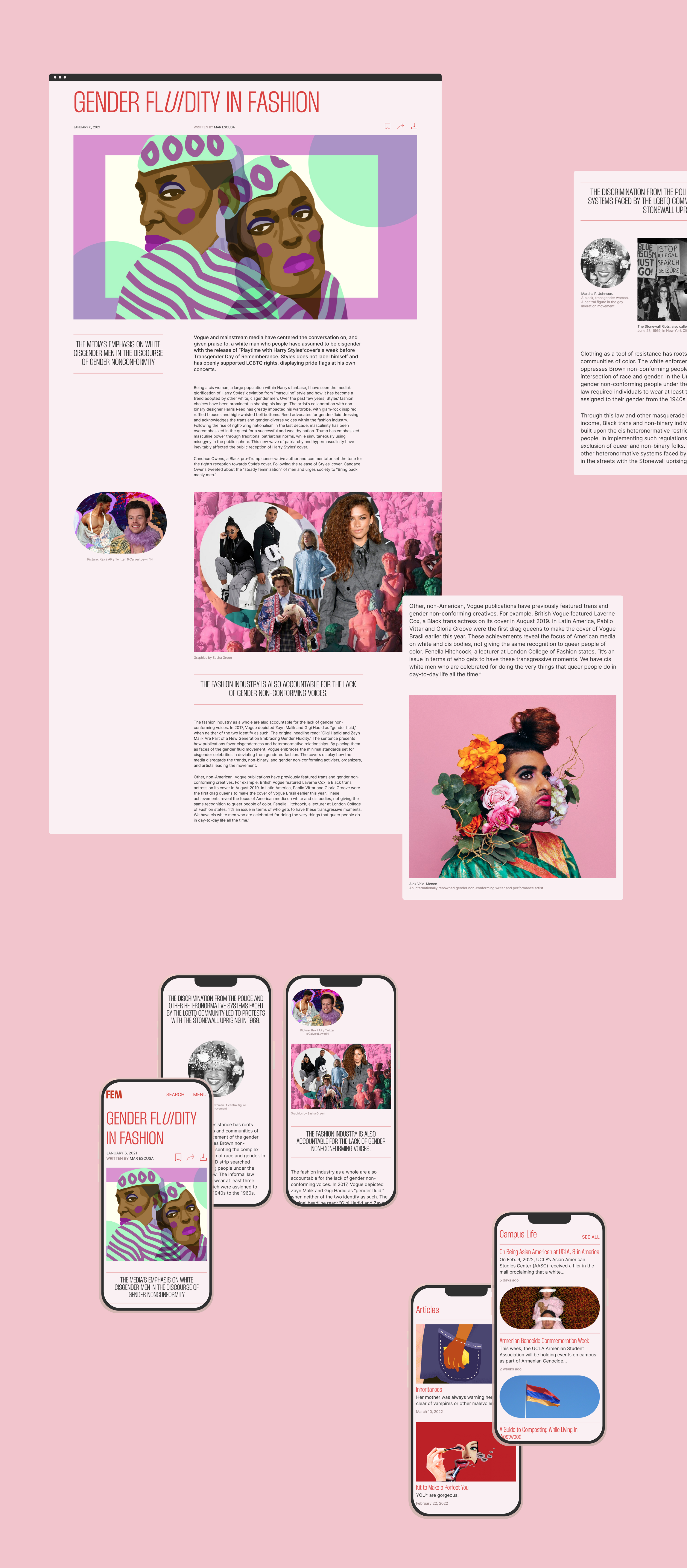 FEM Newsmagazine — Изображение №7 — Брендинг, Интерфейсы на Dprofile
