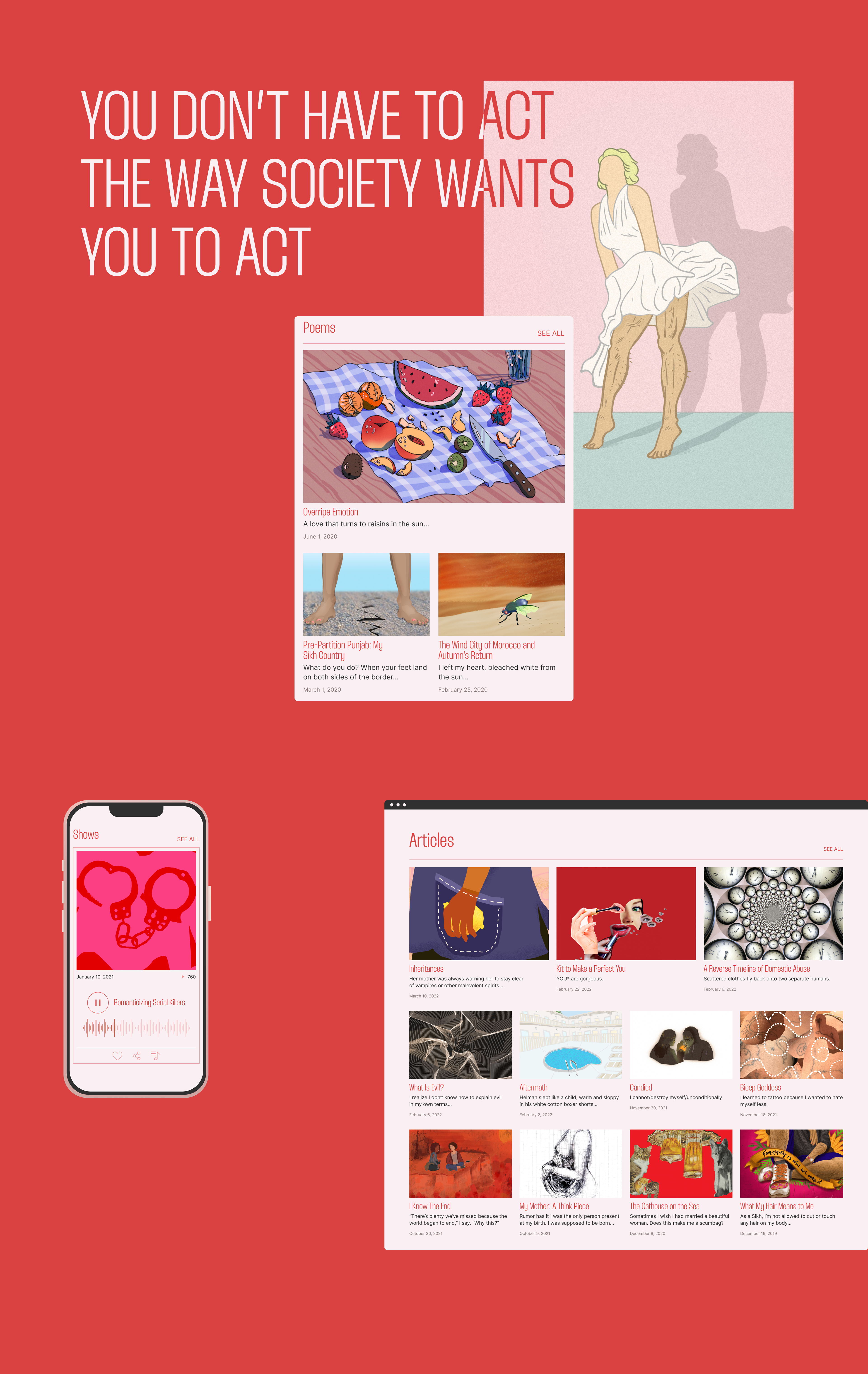 FEM Newsmagazine — Изображение №4 — Брендинг, Интерфейсы на Dprofile
