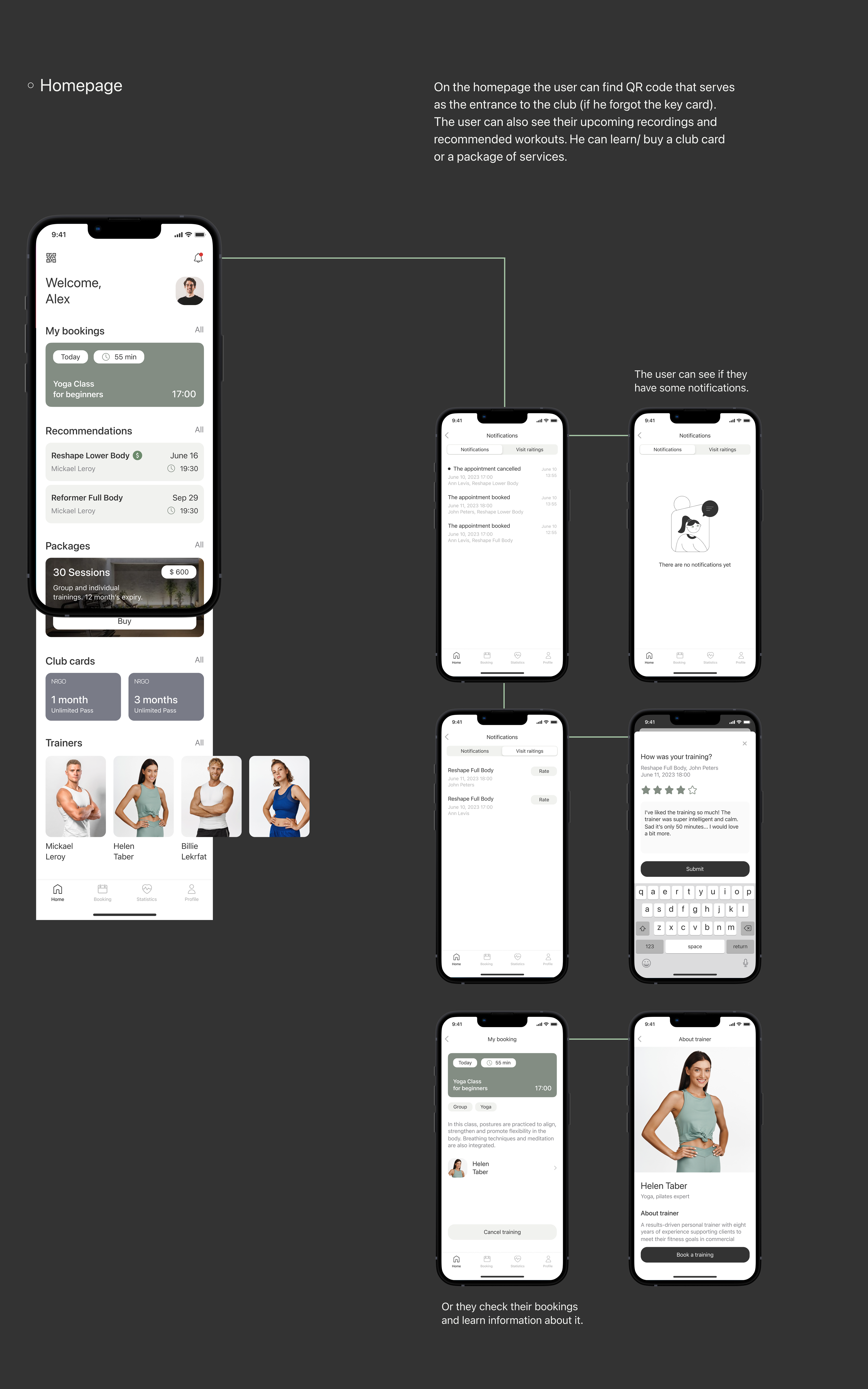 NRGO - Fitness Club App — Изображение №8 — Интерфейсы на Dprofile