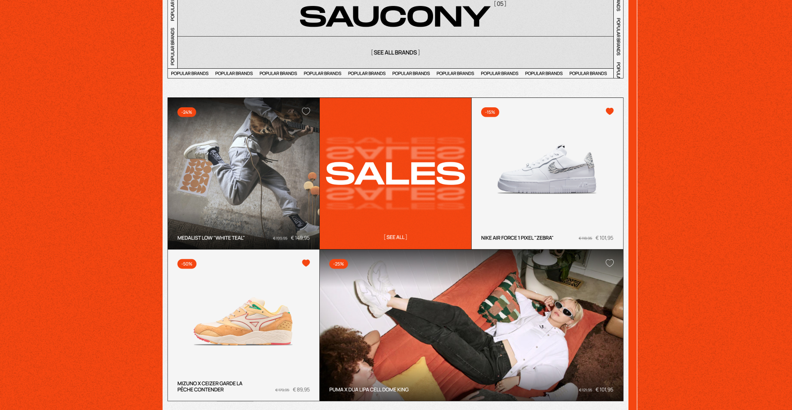 Sneakerbaas | Интернет-магазин кроссовок — Изображение №4 — Интерфейсы на Dprofile