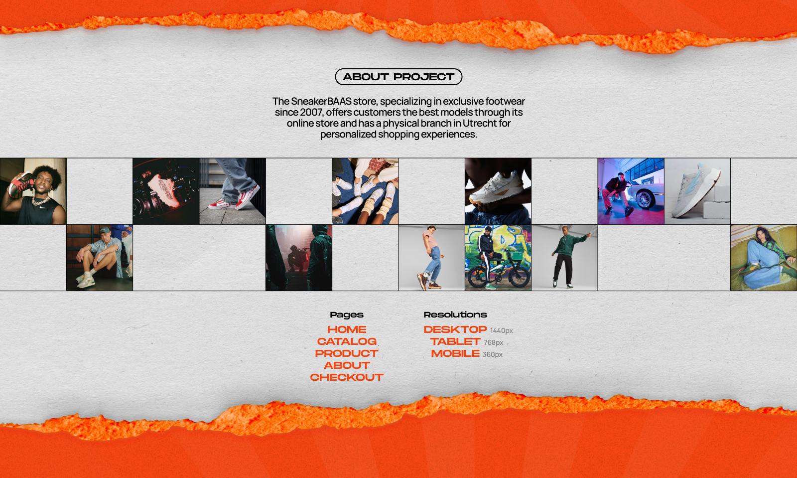 Sneakerbaas | Интернет-магазин кроссовок — Изображение №2 — Интерфейсы на Dprofile