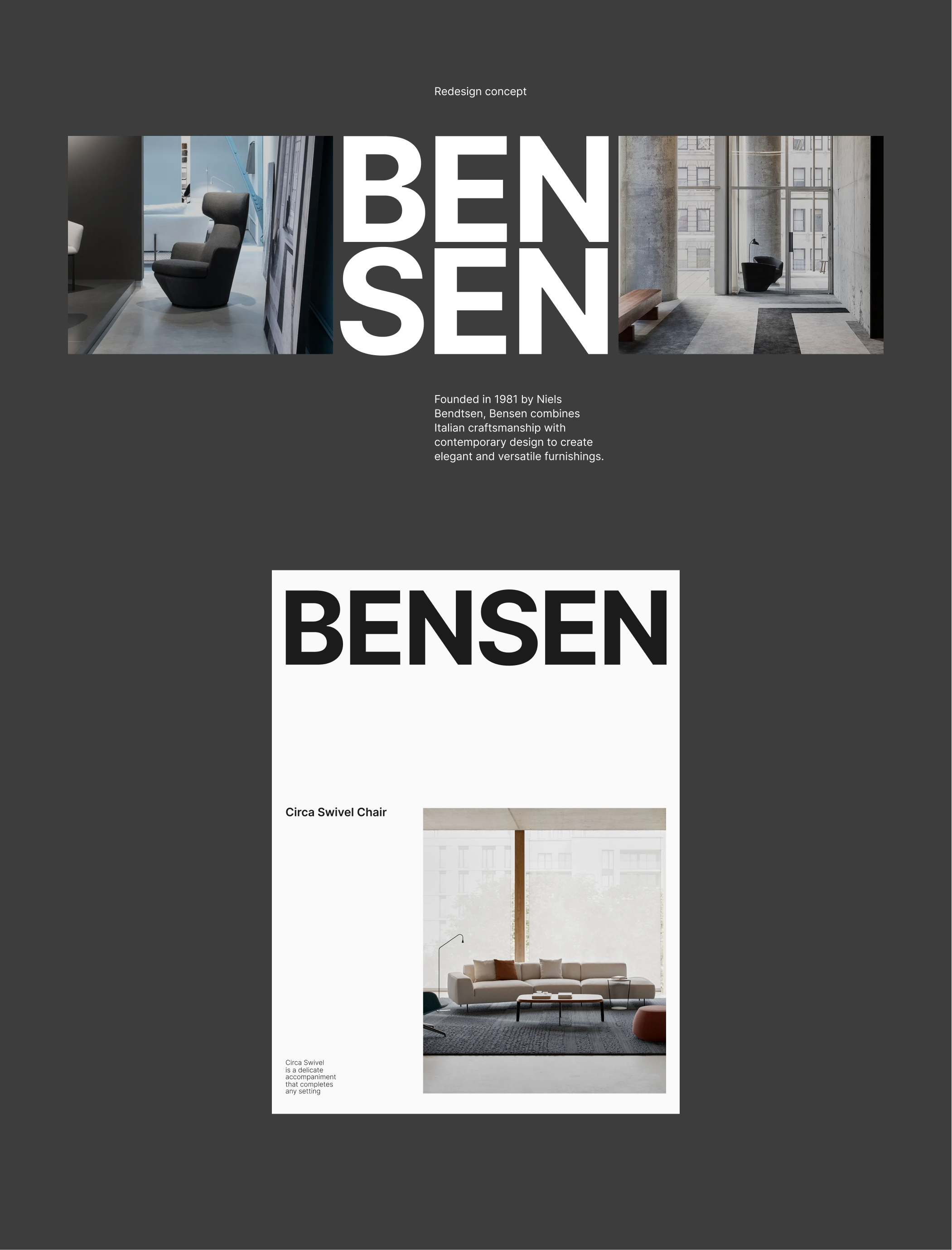 Redesign concept BENSEN website — Изображение №1 — Интерфейсы на Dprofile