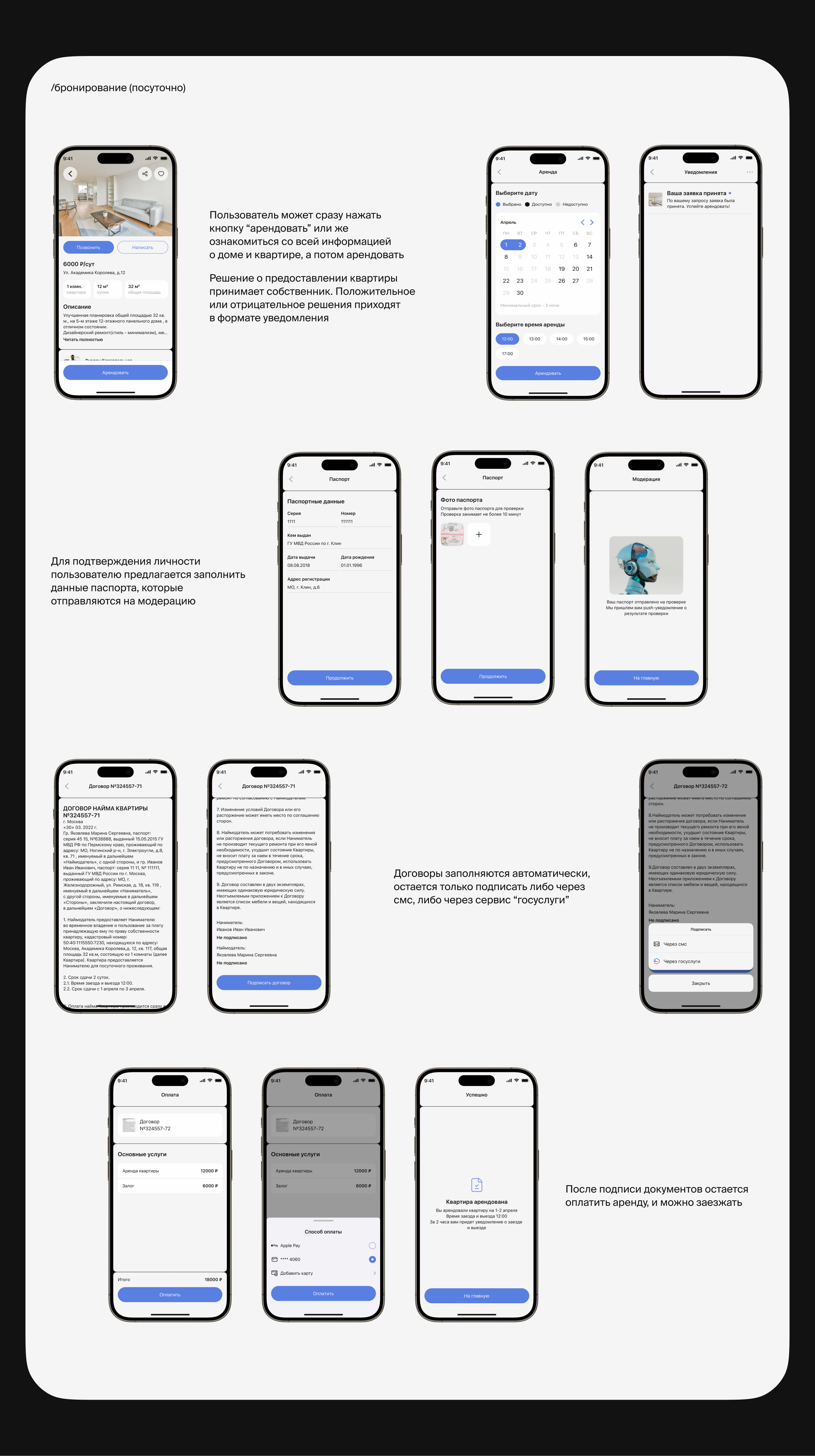BOOKING_Mobile app — Изображение №12 — Интерфейсы на Dprofile