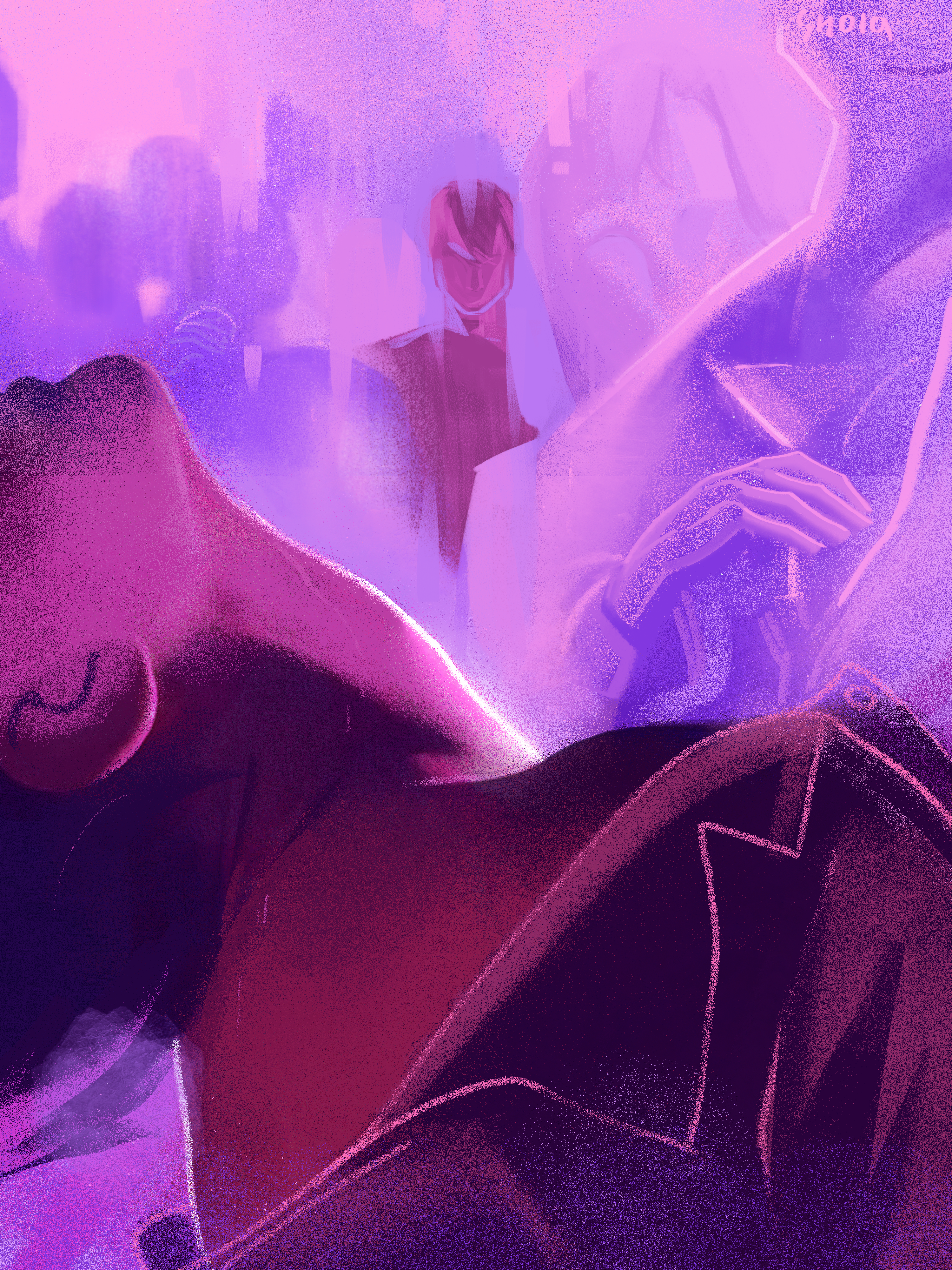night dance - illustration — Изображение №2 — Иллюстрация на Dprofile