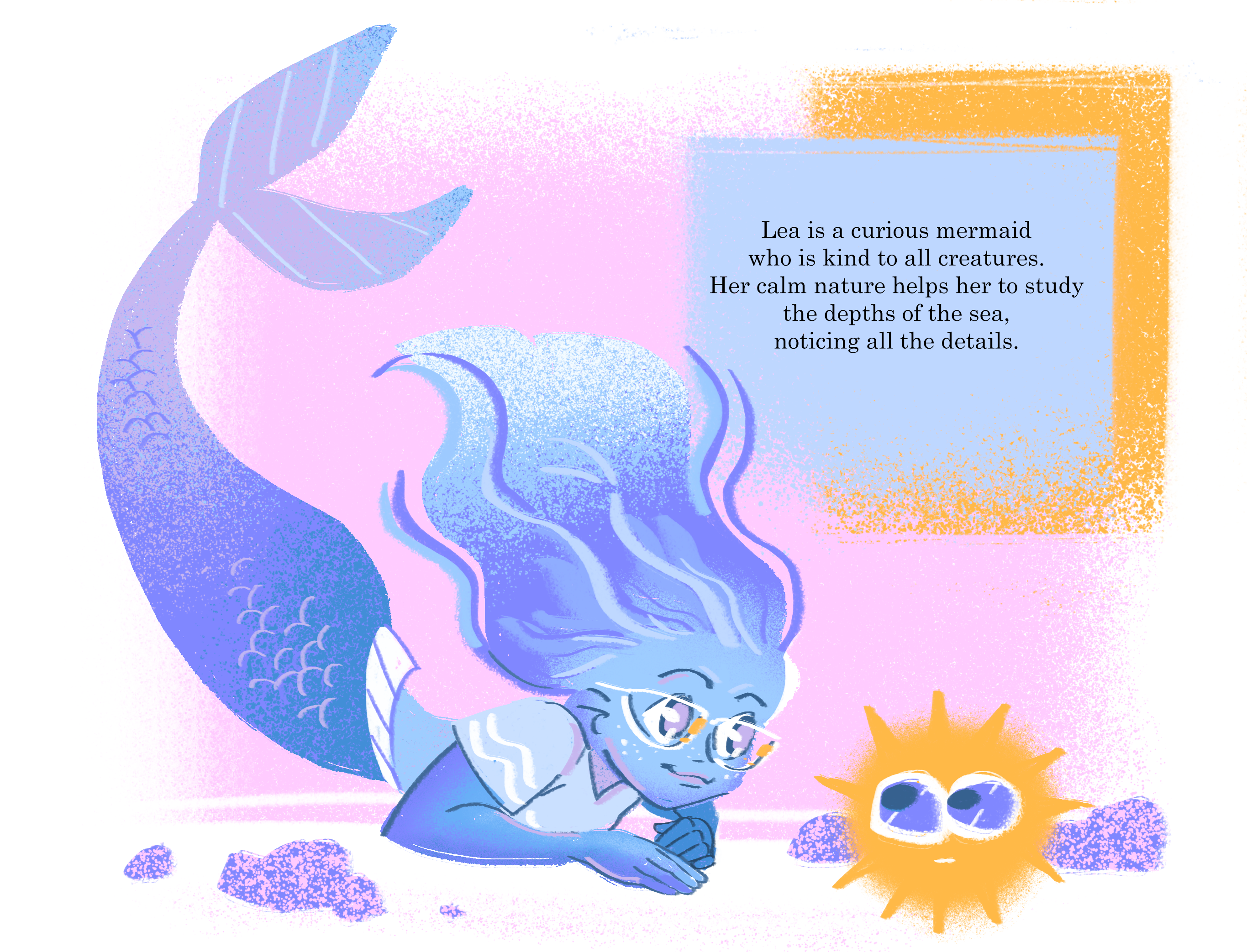 Лея и Мара - иллюстрация детской сказки (mermay) — Изображение №4 — Иллюстрация на Dprofile