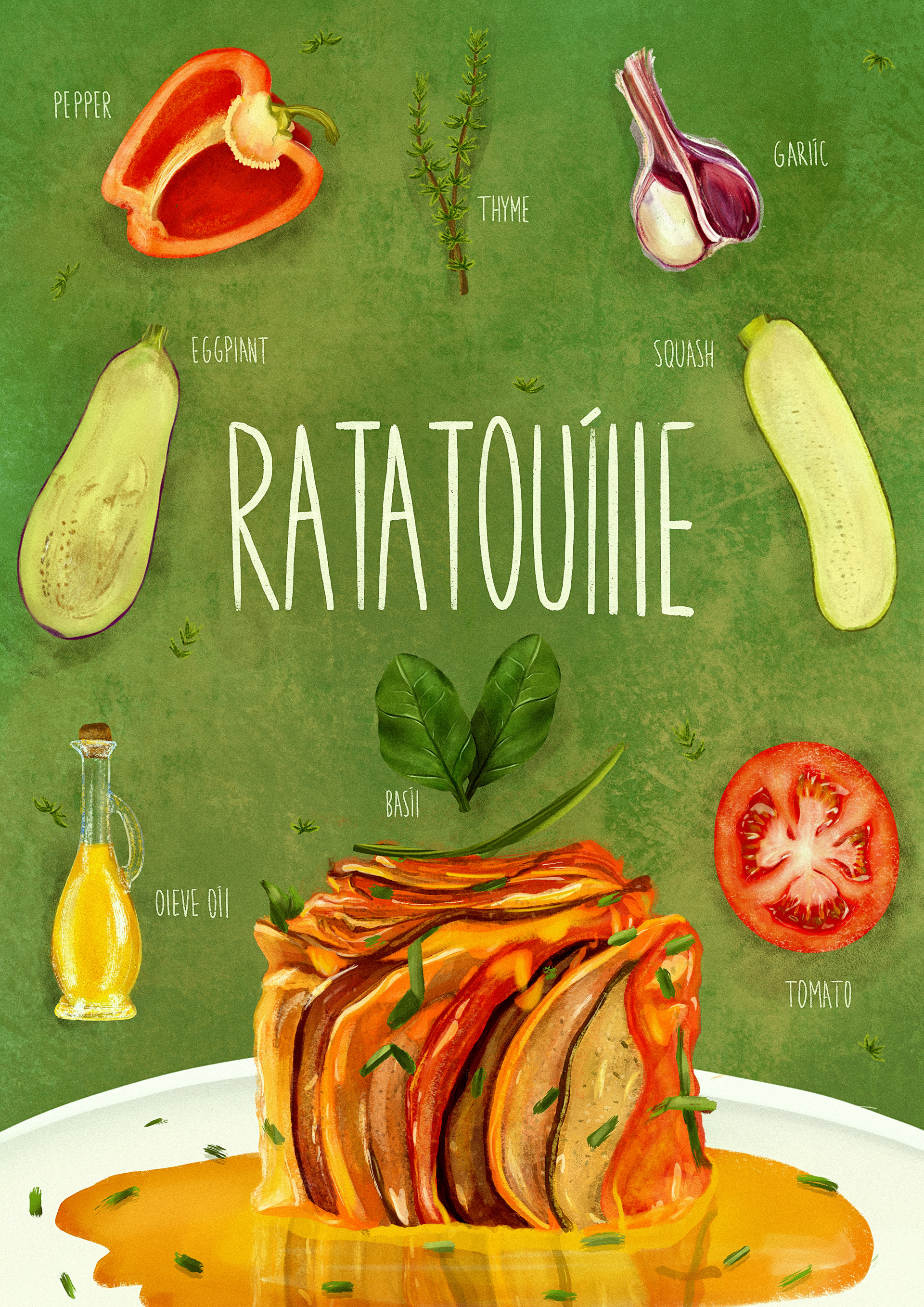 FOOD ILLUSTRATION — Изображение №9 — Брендинг, Иллюстрация, Графика на Dprofile