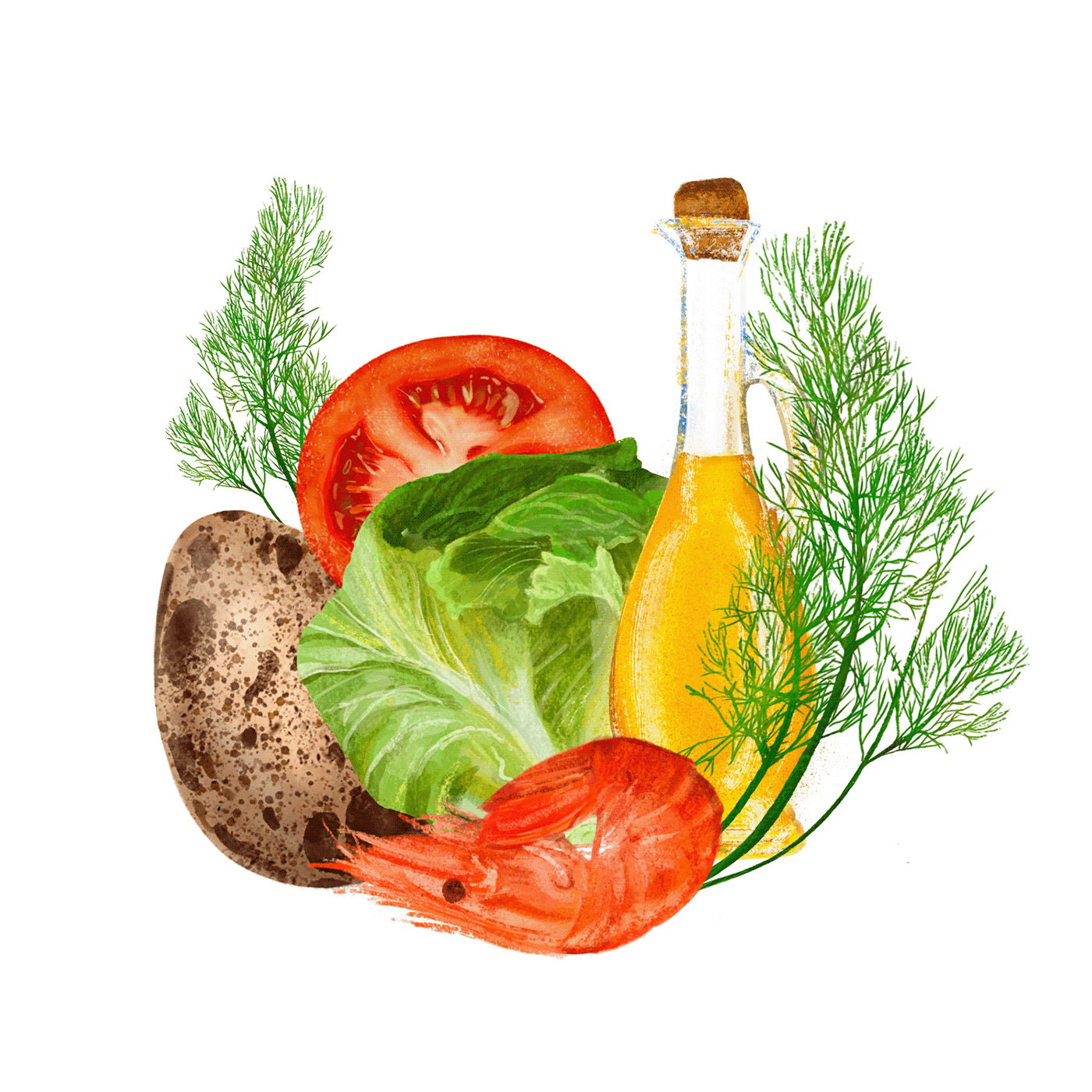 FOOD ILLUSTRATION — Изображение №5 — Брендинг, Иллюстрация, Графика на Dprofile
