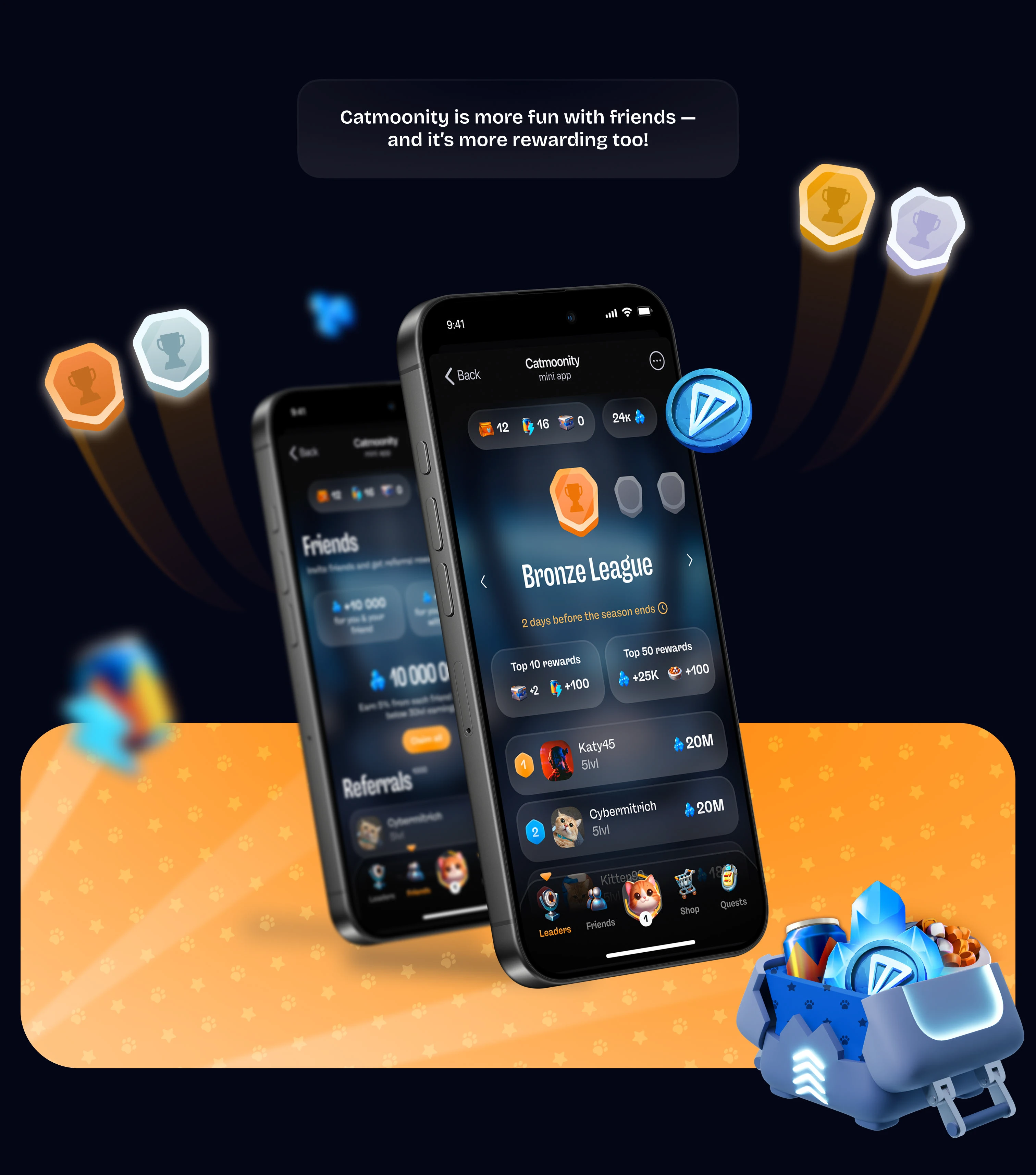 Mobile Design for Gaming App | Catmoonity — Изображение №7 — Интерфейсы, Иллюстрация на Dprofile