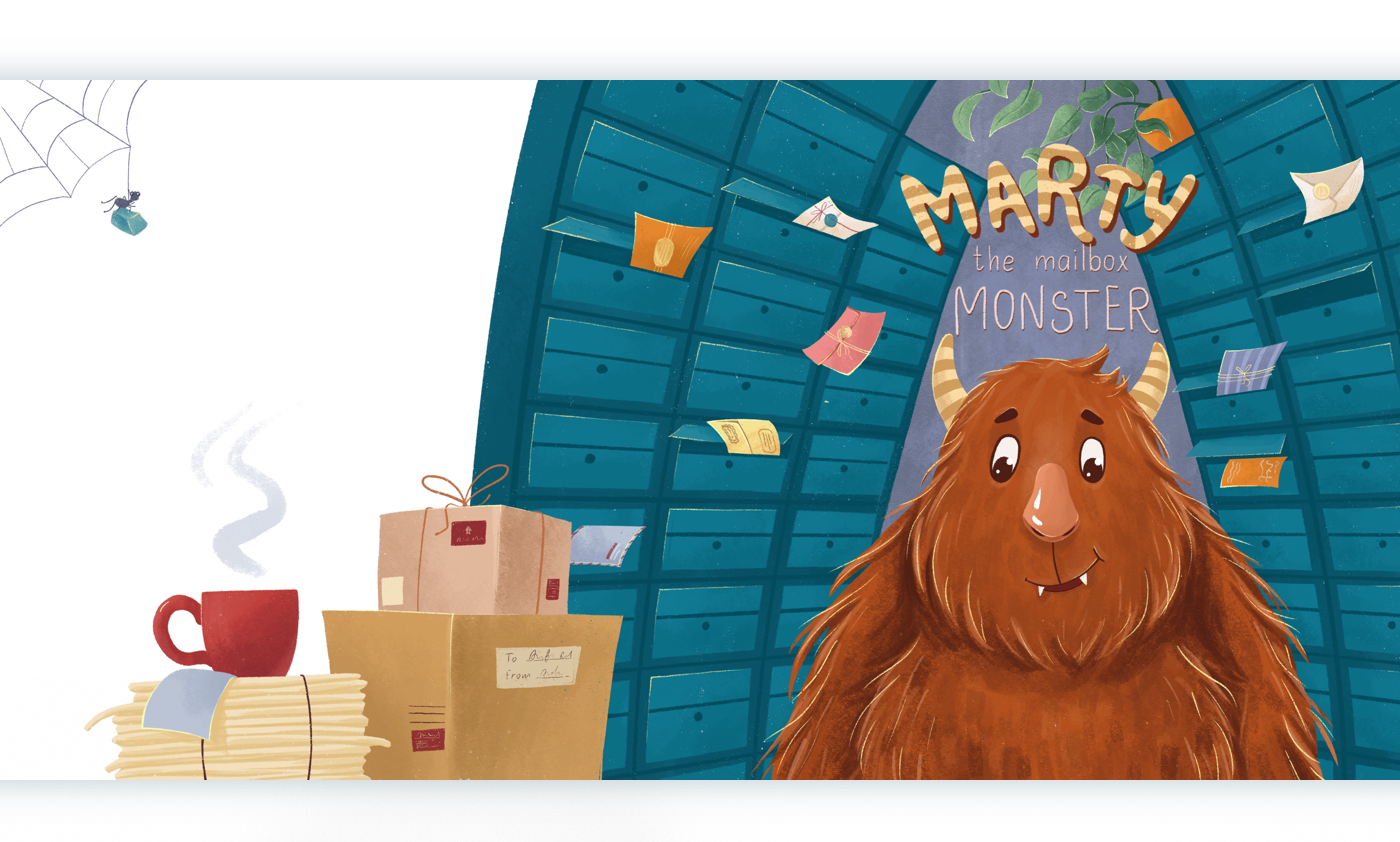 Marty the mailbox monster — Изображение №2 — Иллюстрация, Графика на Dprofile