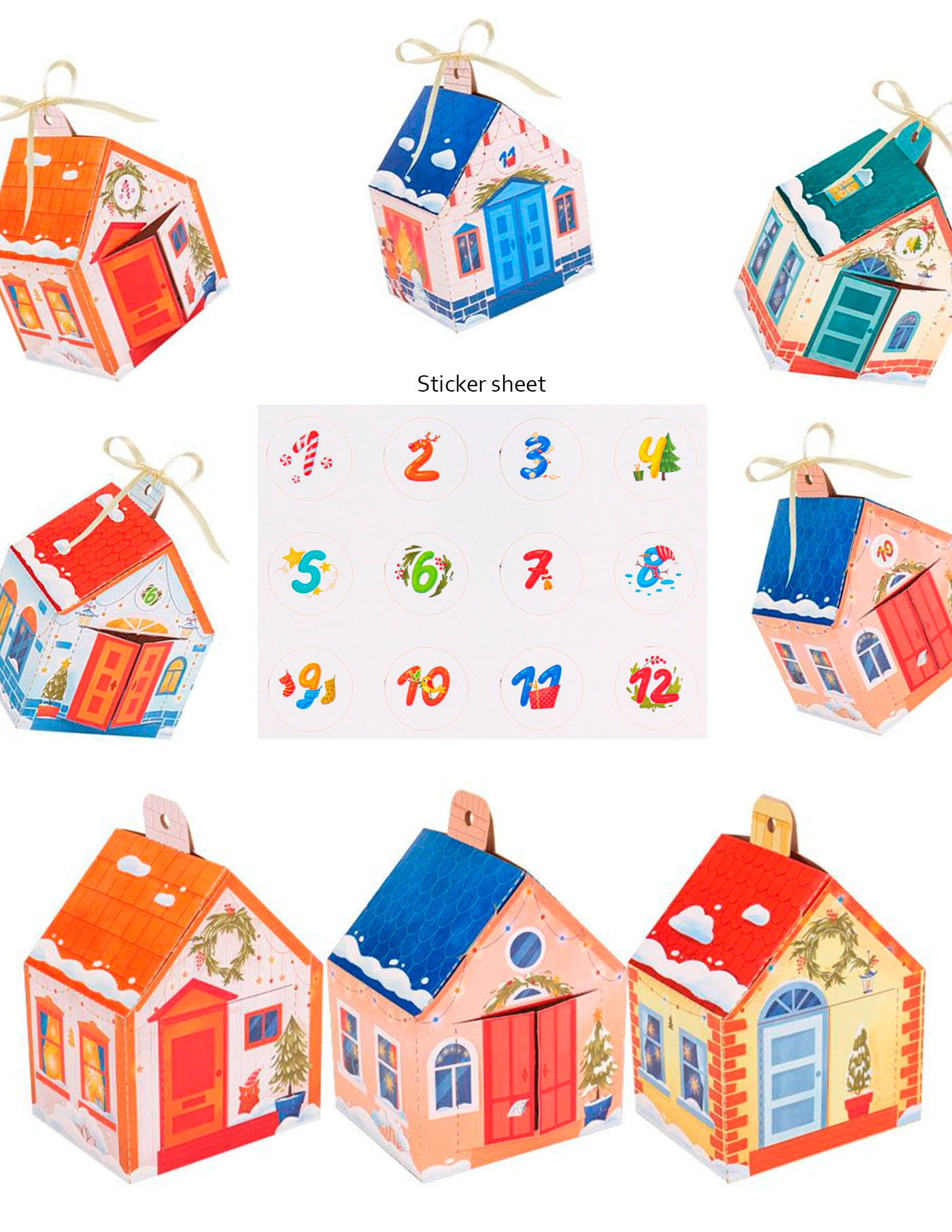 Advent calendar. WINTER HOUSES — Изображение №13 — Брендинг, Иллюстрация на Dprofile