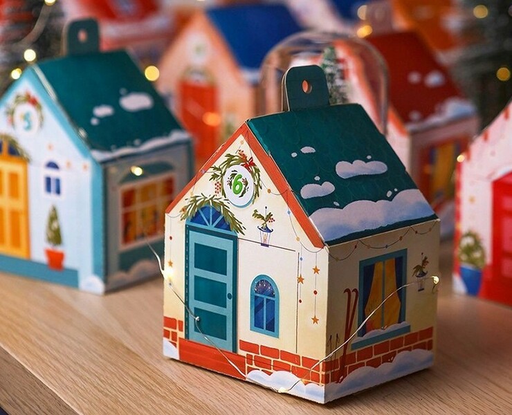 Advent calendar. WINTER HOUSES на Dprofile